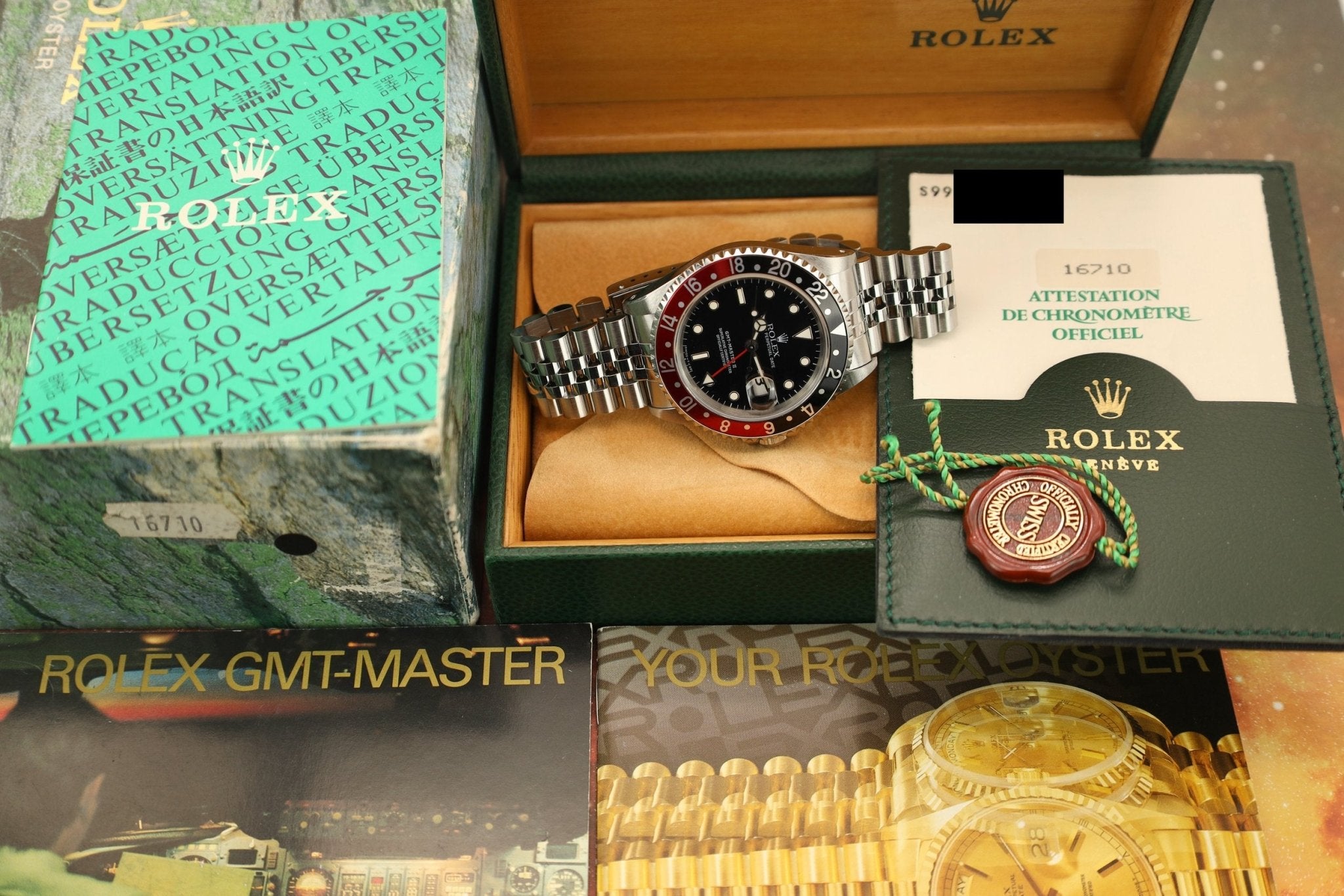 1994 Rolex GMT Master II Ref. 16710 Coke | Jubilee | Box and Papers - Sierra Time Co
