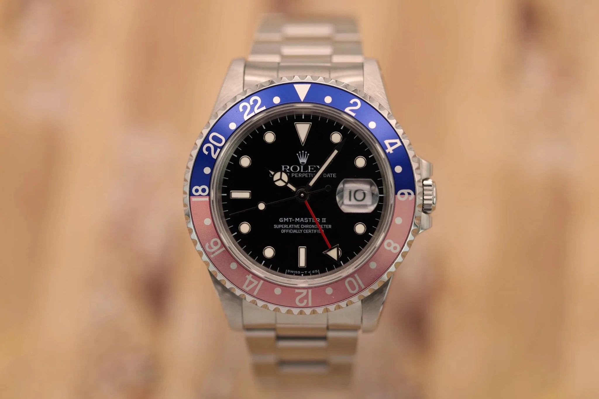 1994 Rolex GMT Master II Ref. 16710 Pepsi | Creamy Tritium Dial - Sierra Time Co