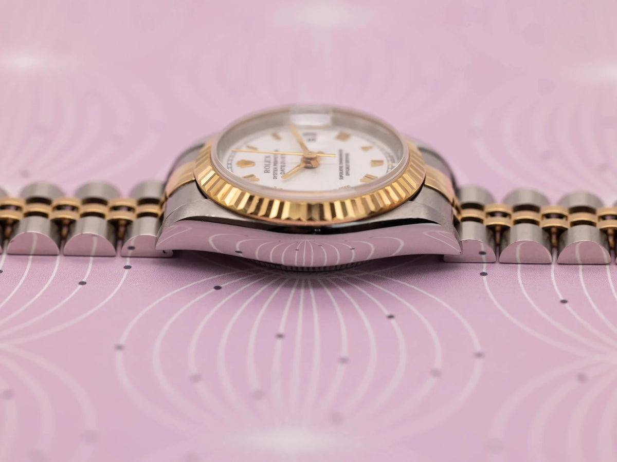 1994 Rolex Ladies Datejust Ref. 69173 | White Roman Numeral Dial | Box and Papers - Sierra Time Co