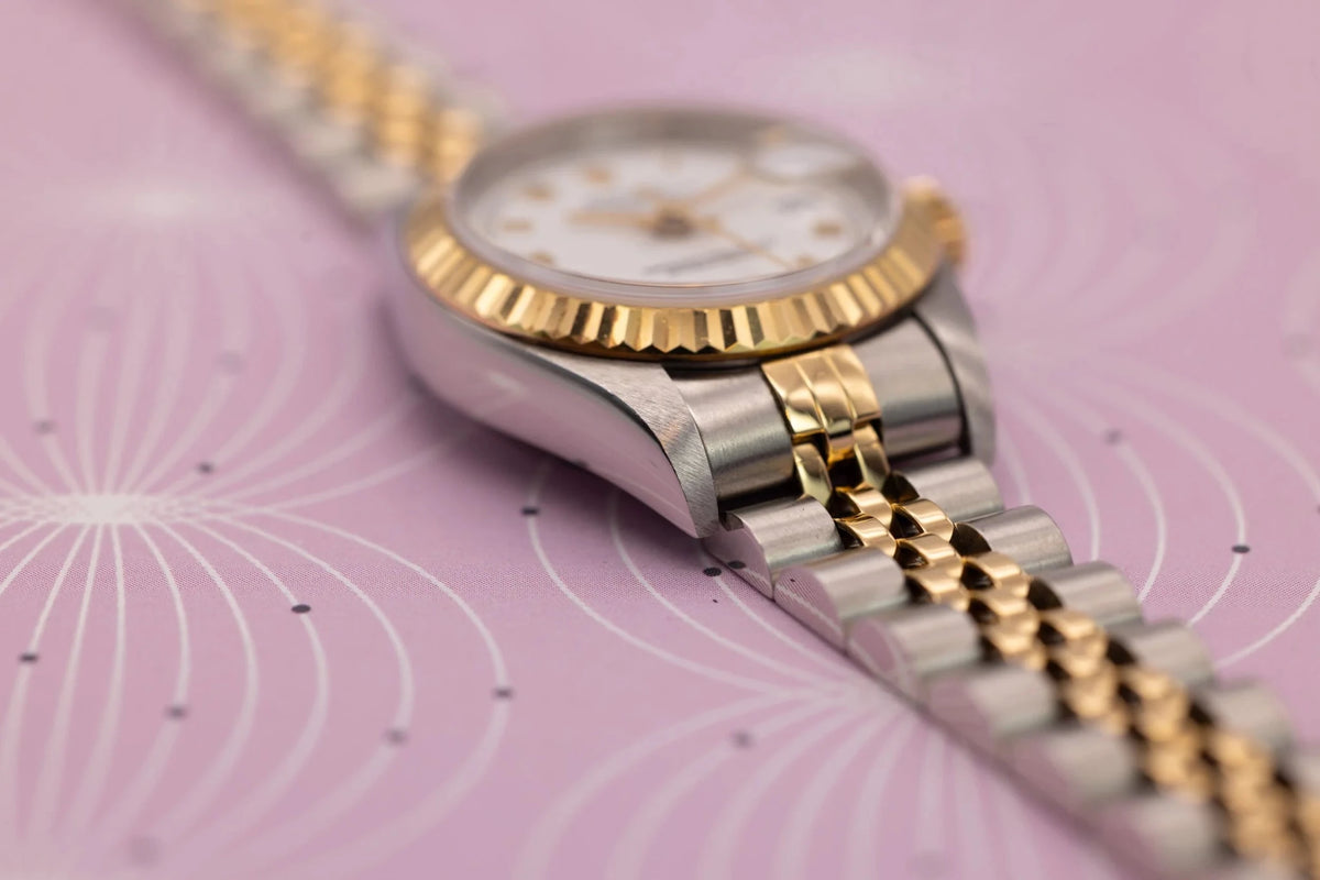 1994 Rolex Ladies Datejust Ref. 69173 | White Roman Numeral Dial | Box and Papers - Sierra Time Co