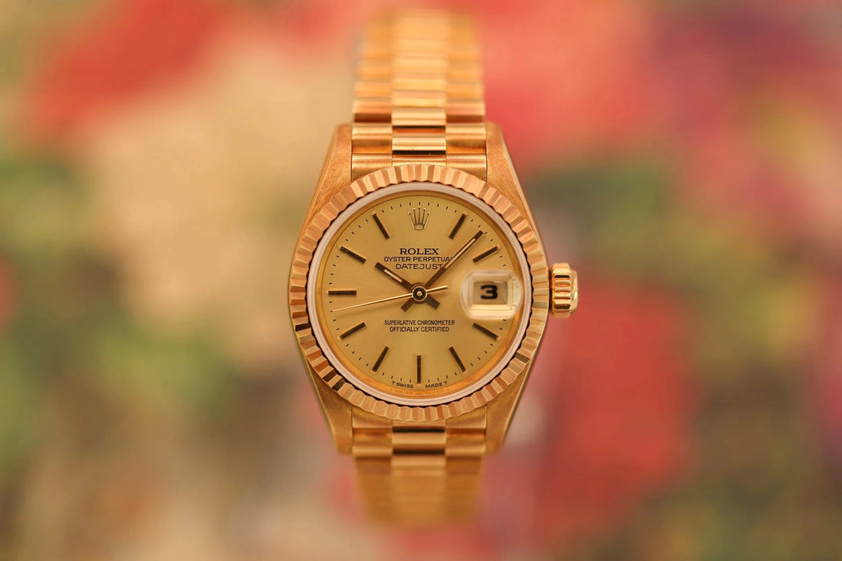 1994 Rolex Ladies Datejust Ref. 69178 18K Yellow Gold | Like New - Sierra Time Co