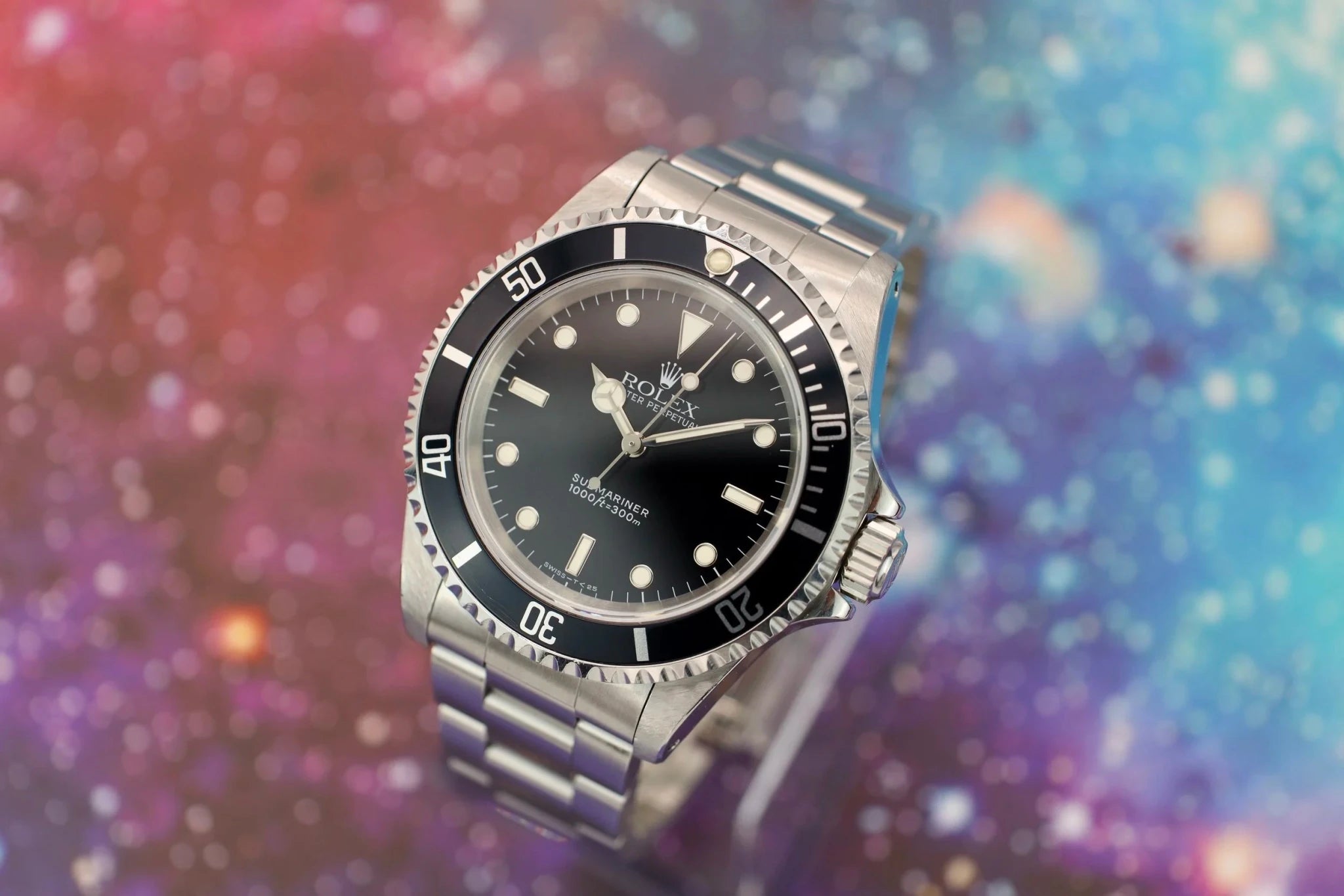 1994 Rolex Submariner Ref. 14060 | Creamy Patina | Box and Papers - Sierra Time Co