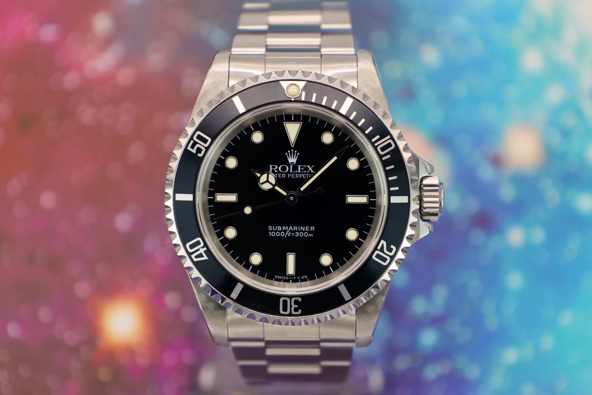1994 Rolex Submariner Ref. 14060 | Creamy Patina | Box and Papers - Sierra Time Co