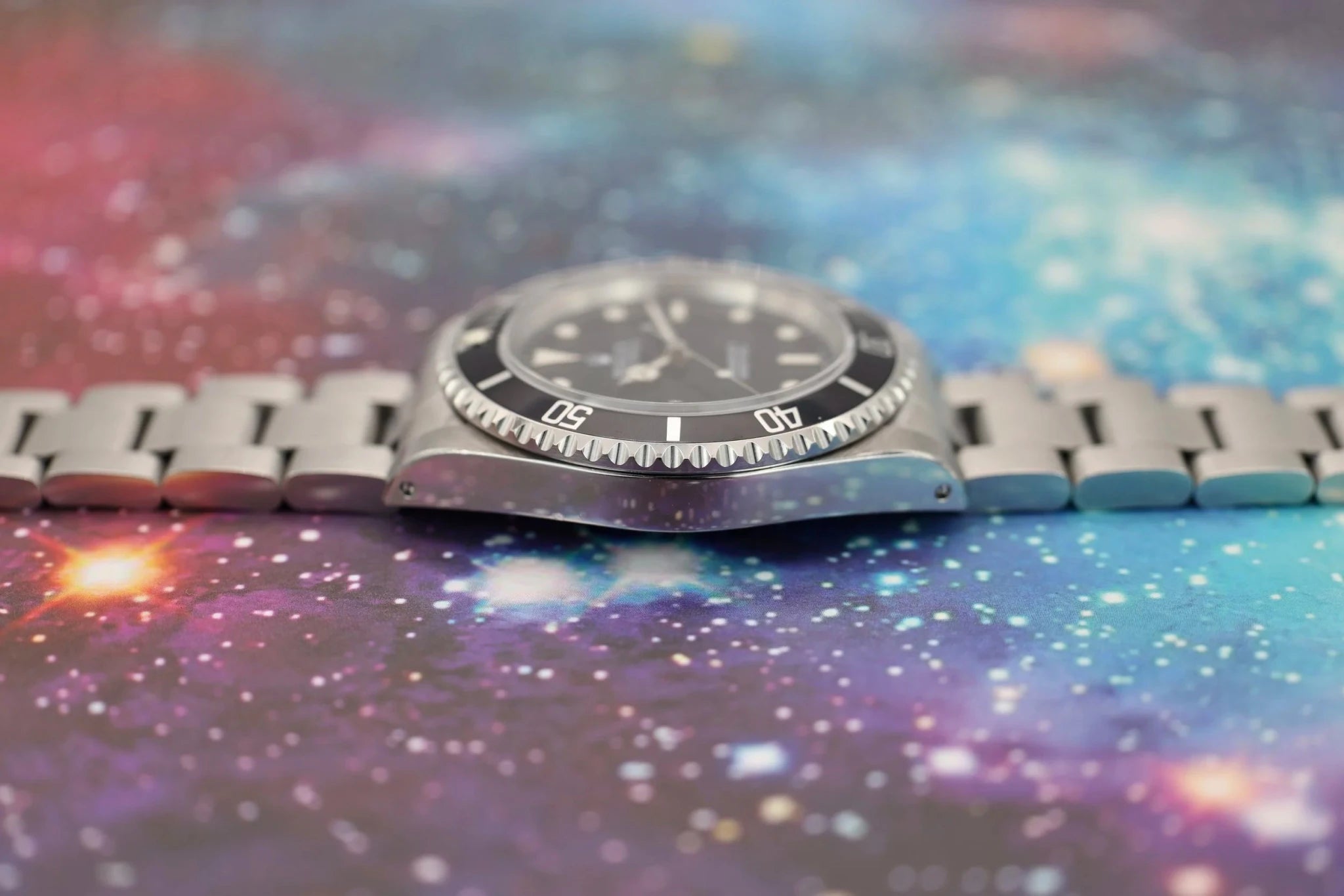 1994 Rolex Submariner Ref. 14060 | Creamy Patina | Box and Papers - Sierra Time Co