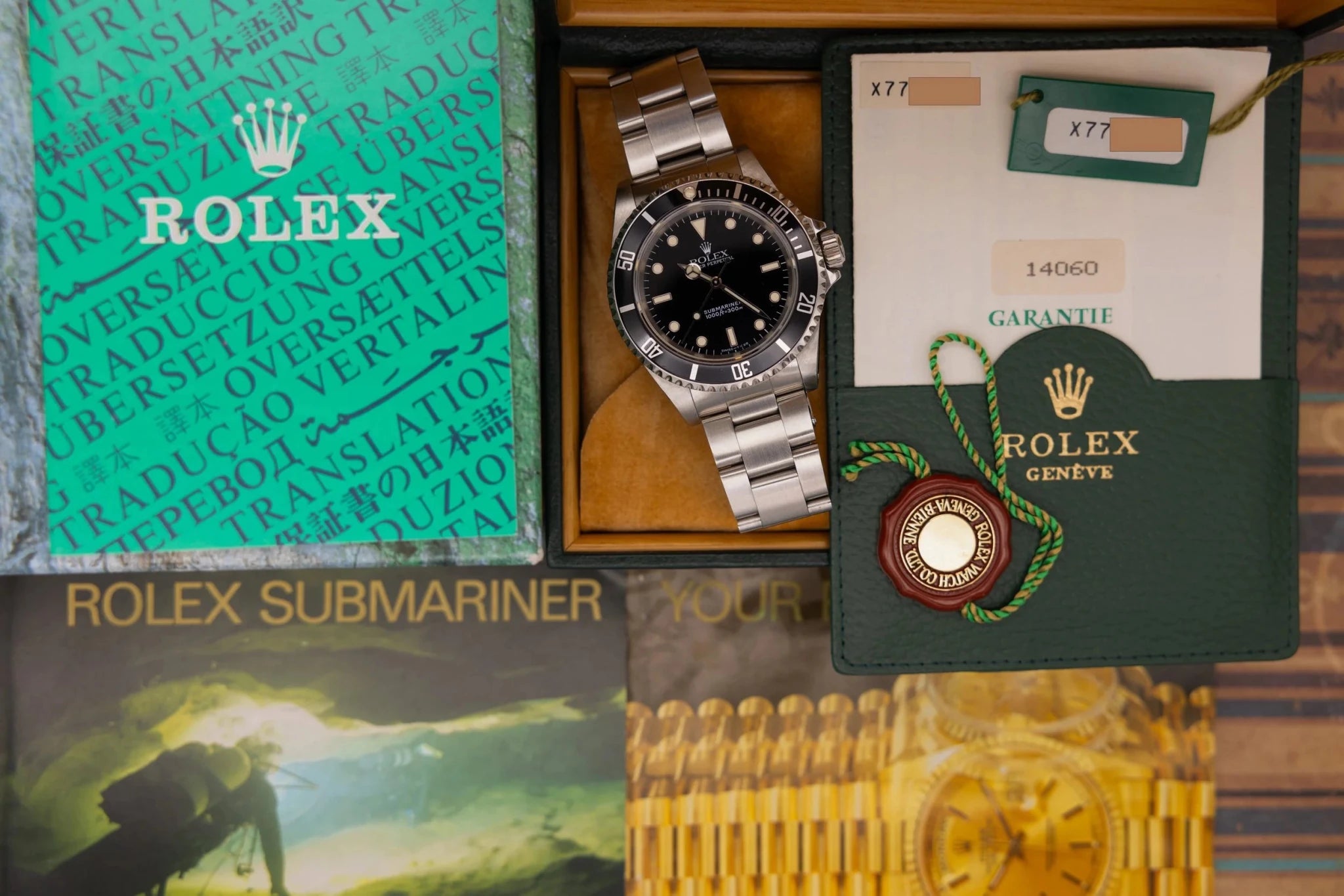 1994 Rolex Submariner Ref. 14060 | Creamy Tritium Dial | Full Set - Sierra Time Co