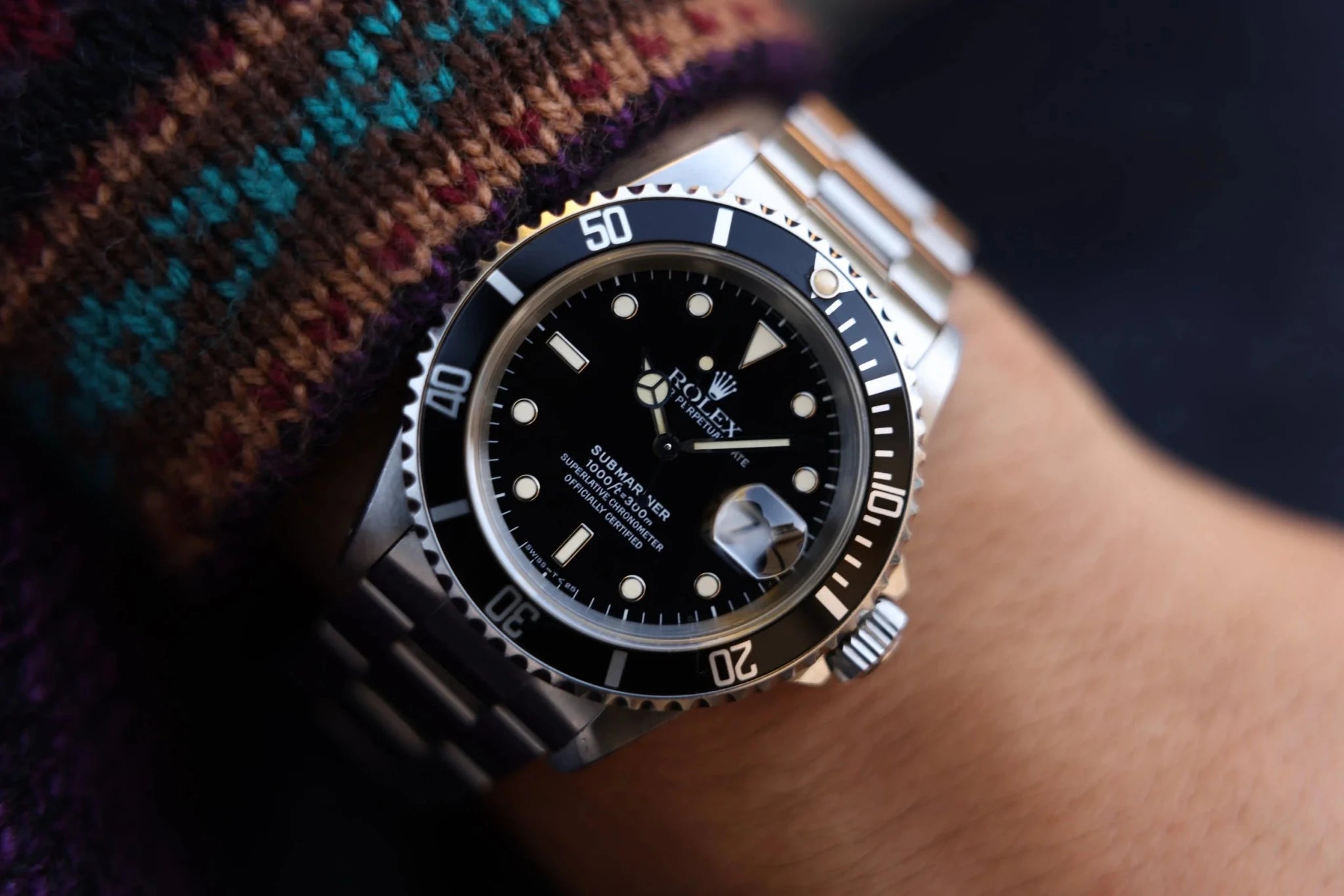 1994 Rolex Submariner Ref. 16610 | Creamy Patina - Sierra Time Co