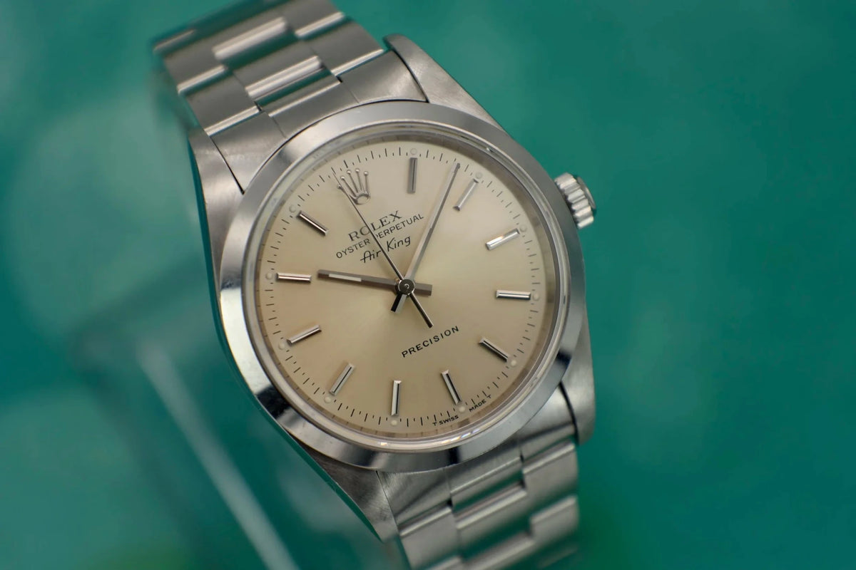 1995 Rolex Air-King Ref. 14000 | Box and Papers - Sierra Time Co