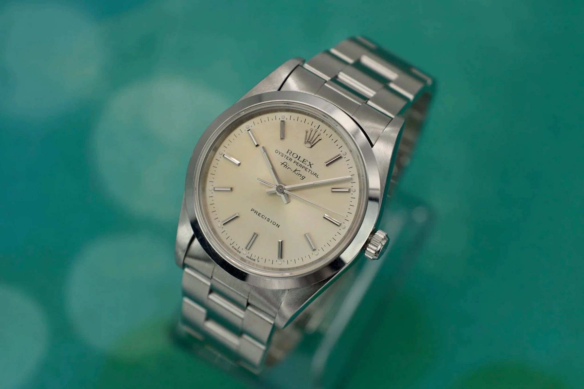 1995 Rolex Air-King Ref. 14000 | Box and Papers - Sierra Time Co