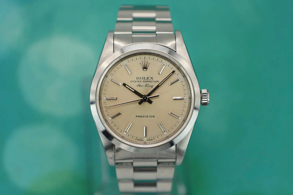 1995 Rolex Air-King Ref. 14000 | Box and Papers - Sierra Time Co