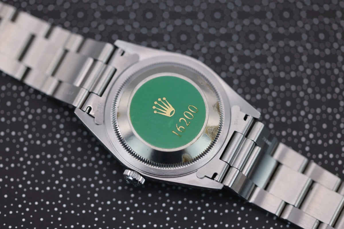 1995 Rolex Datejust Ref. 16200 | Salmon Roman Dial - Sierra Time Co