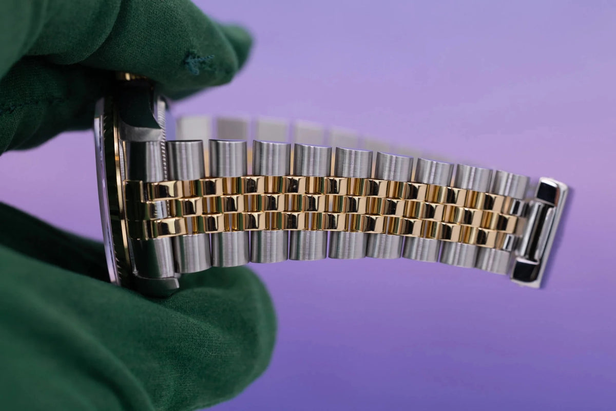1995 Rolex Datejust Ref. 16233 | Blue Vignette Big Diamond Dial - Sierra Time Co