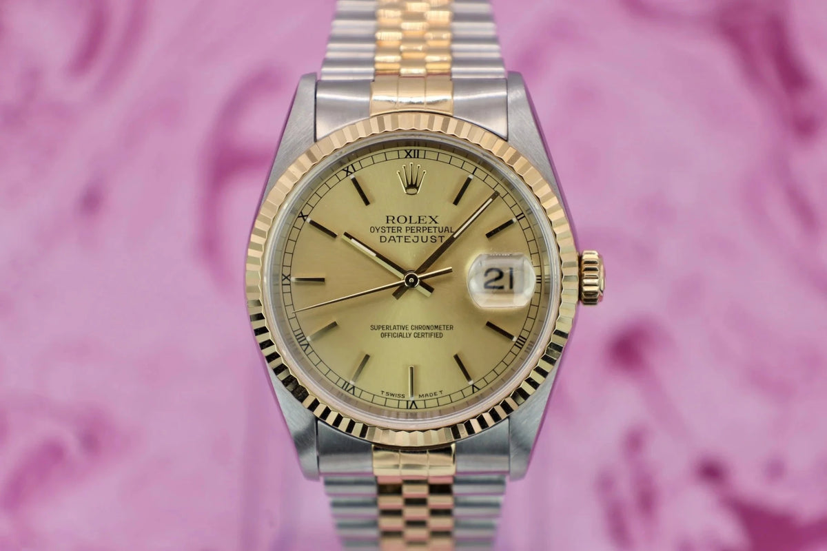 1995 Rolex Datejust Ref. 16233 | Box and Papers - Sierra Time Co
