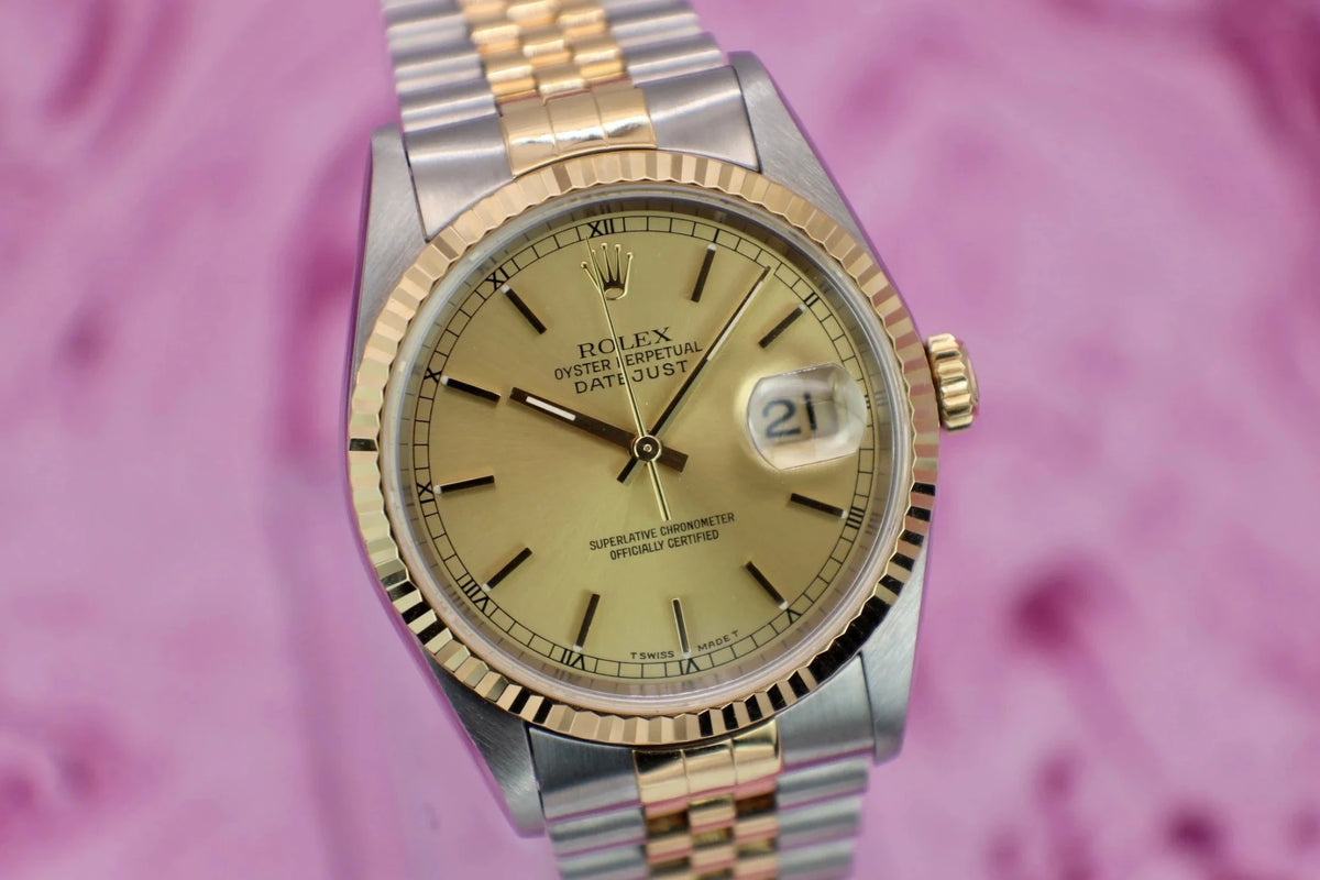1995 Rolex Datejust Ref. 16233 | Box and Papers - Sierra Time Co