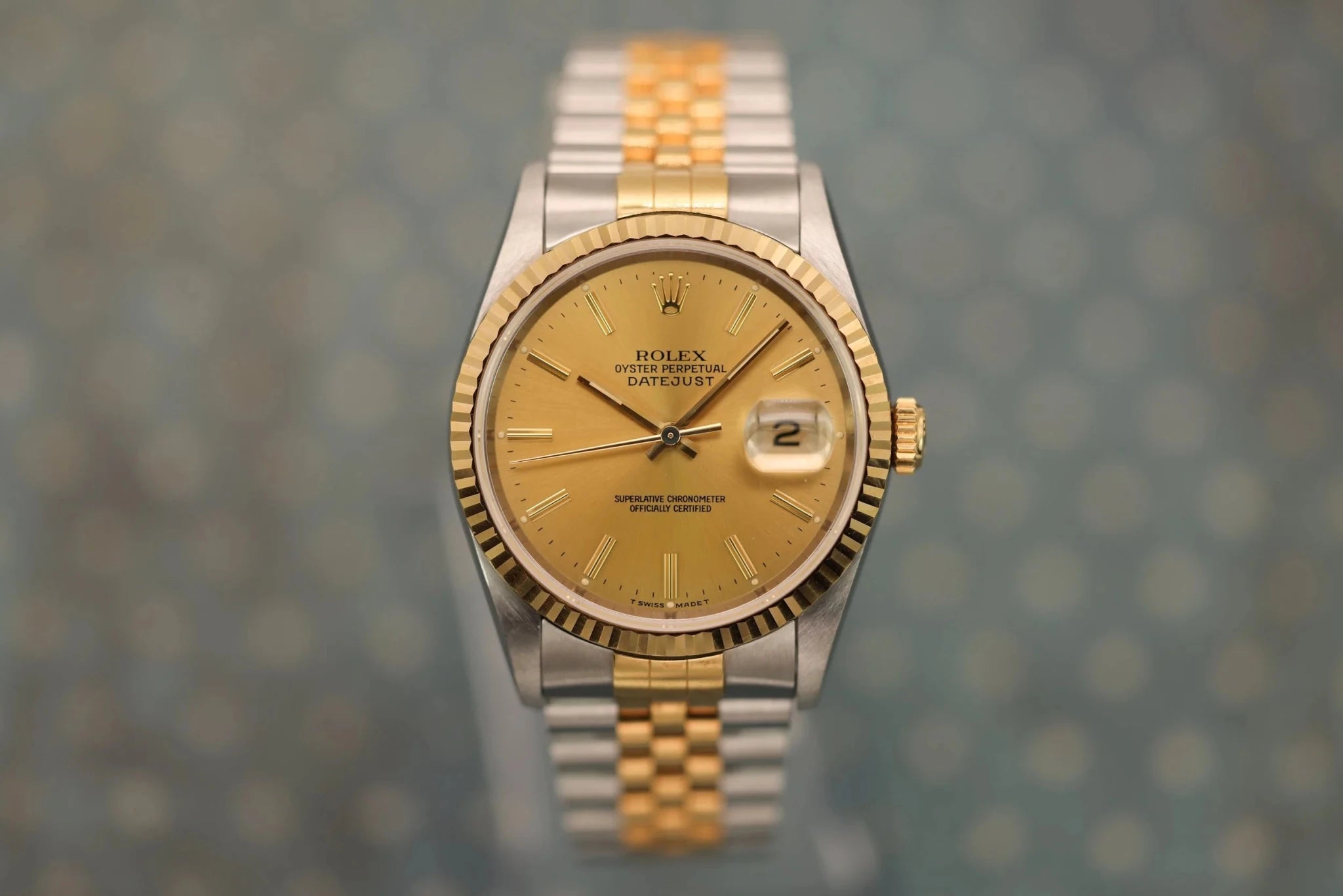 1995 Rolex Datejust Ref. 16233 | Champagne Dial - Sierra Time Co