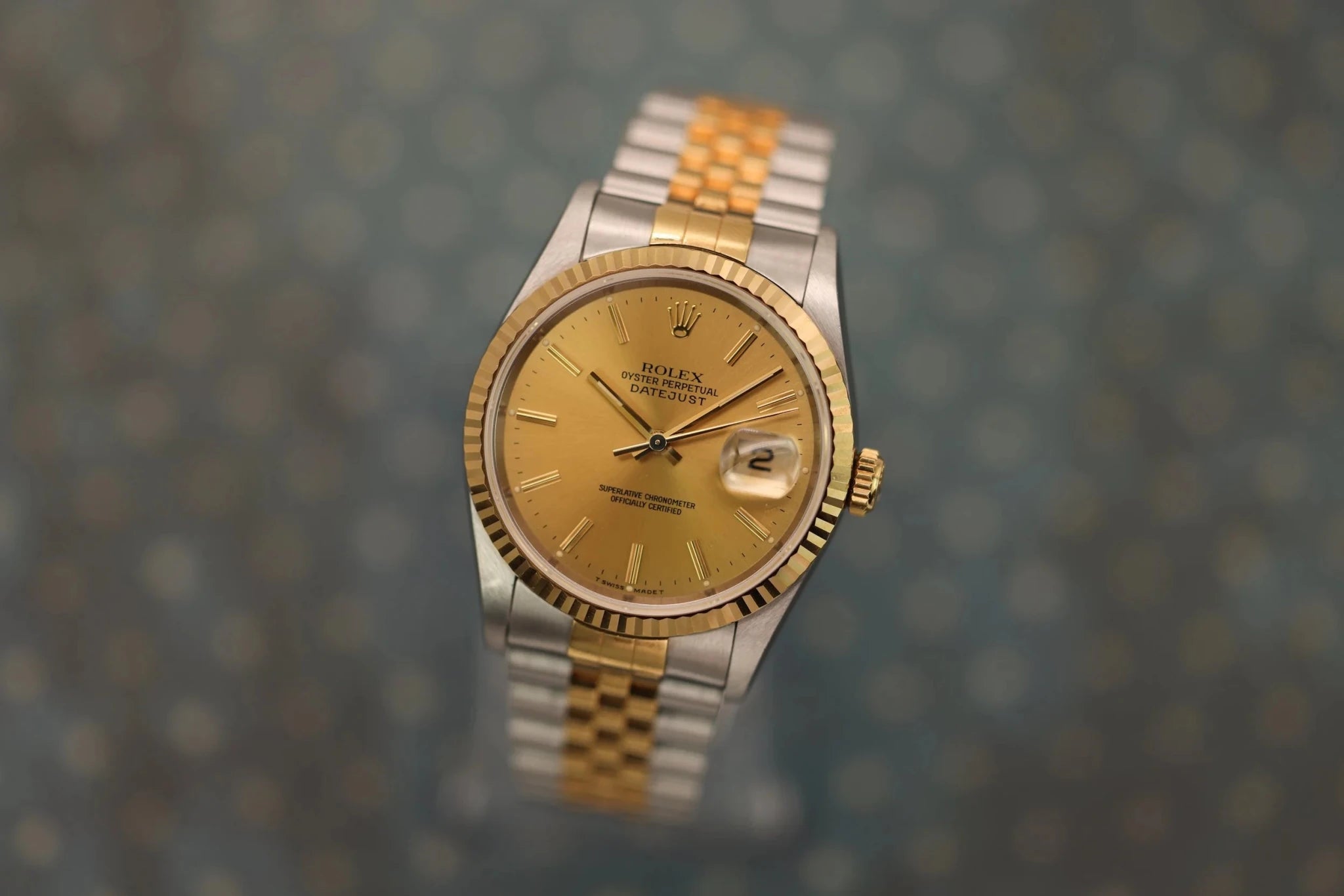 1995 Rolex Datejust Ref. 16233 | Champagne Dial - Sierra Time Co