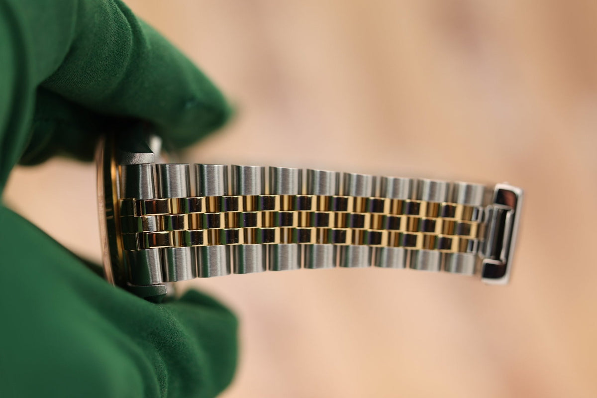 1995 Rolex Datejust Ref. 16233 | Champagne Tapestry Dial | Mint Condition - Sierra Time Co