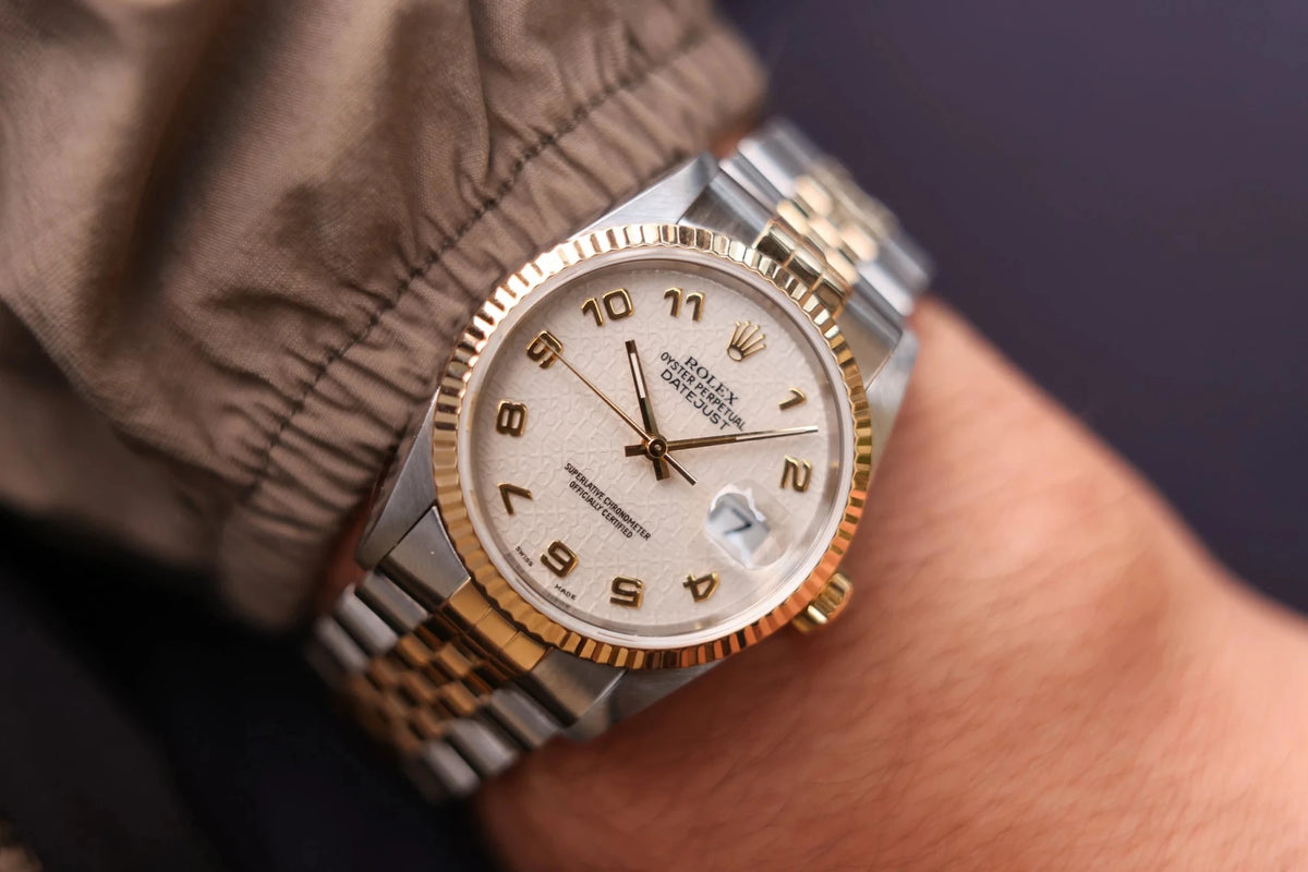 1995 Rolex Datejust Ref. 16233 | Cream Jubilee Dial - Sierra Time Co