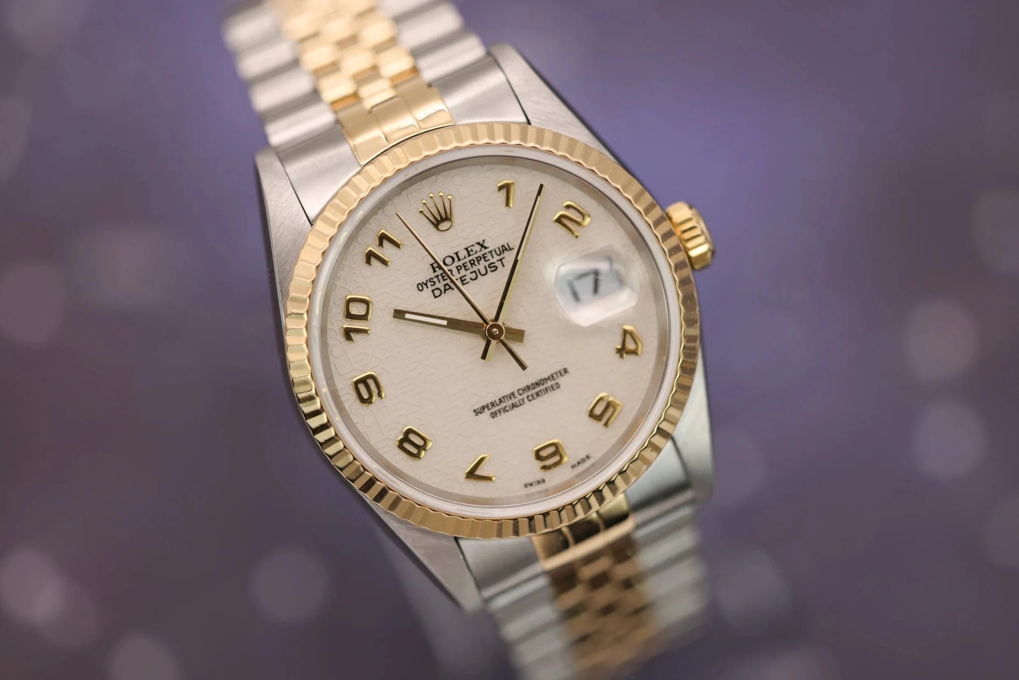 1995 Rolex Datejust Ref. 16233 | Cream Jubilee Dial - Sierra Time Co