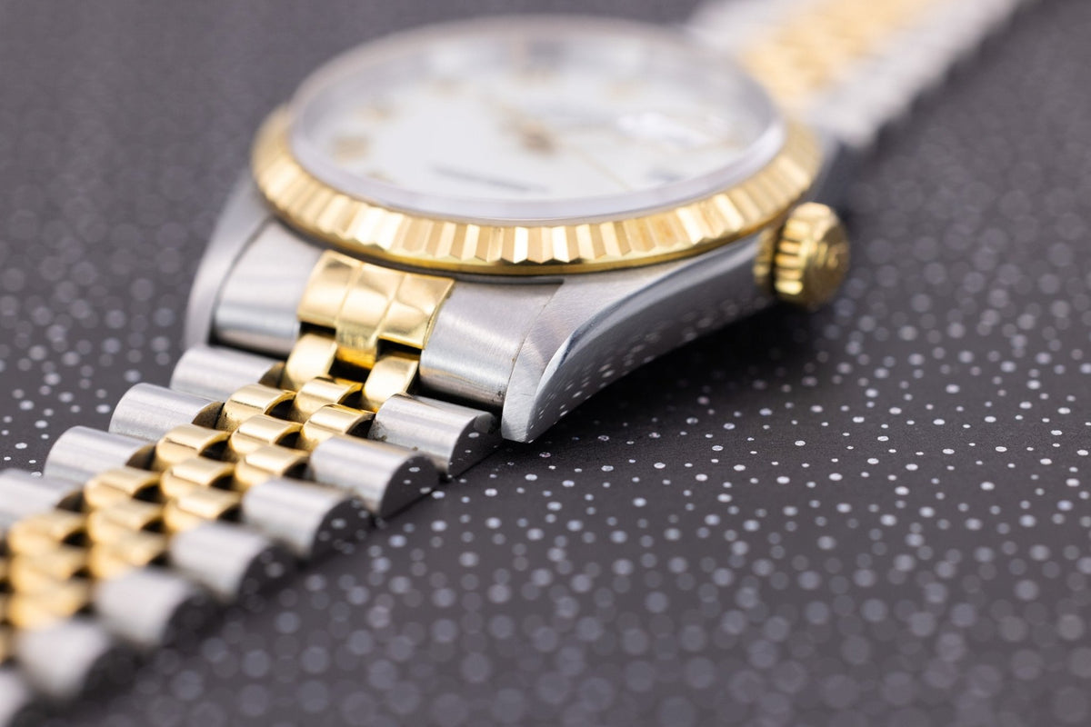 1995 Rolex Datejust Ref. 16233 | White Roman Dial | Excellent Condition - Sierra Time Co