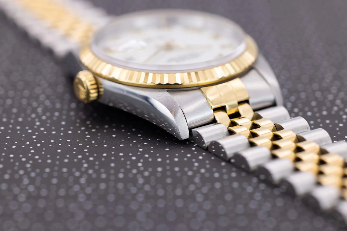 1995 Rolex Datejust Ref. 16233 | White Roman Dial | Excellent Condition - Sierra Time Co