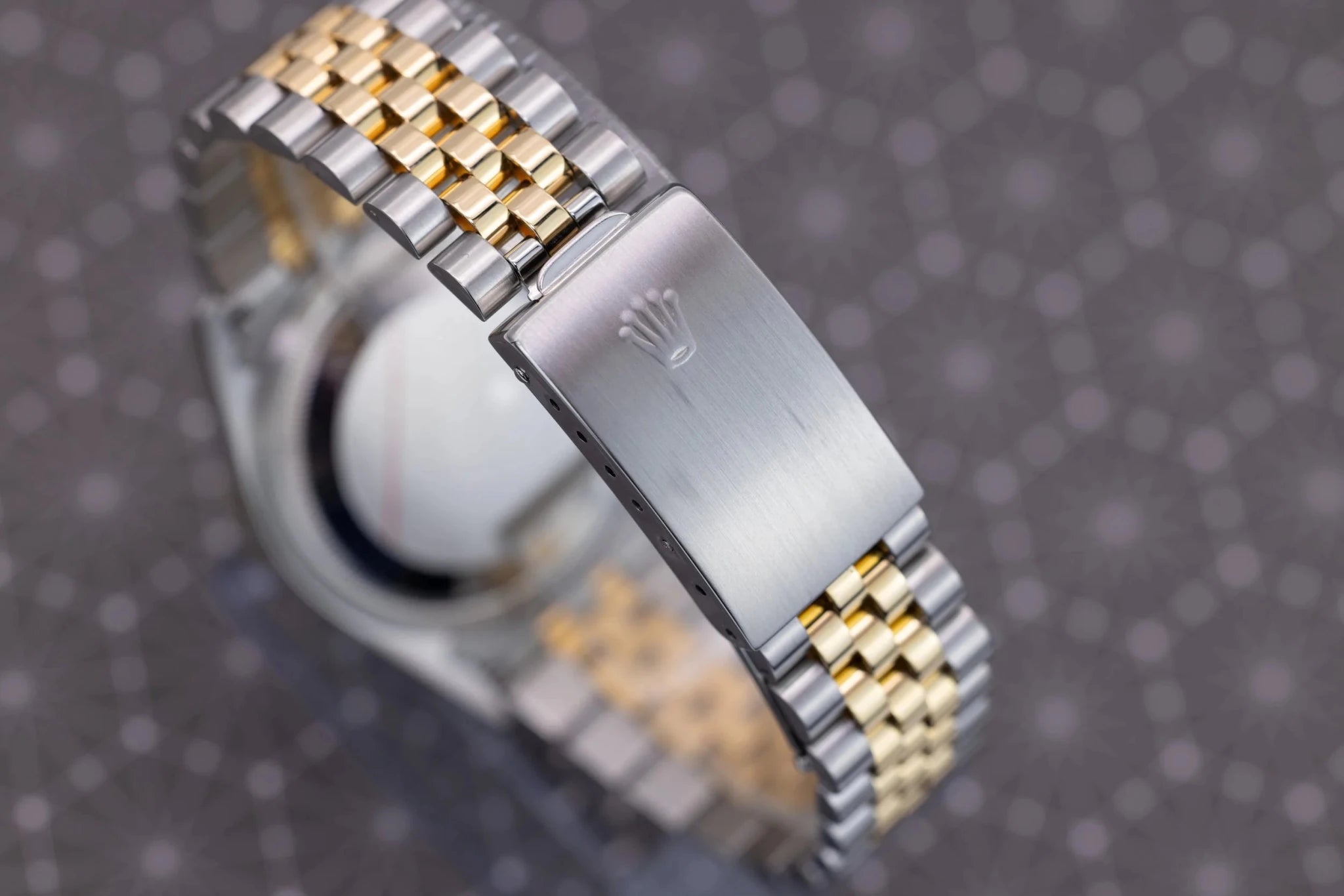 1995 Rolex Datejust Ref. 16233G | Champagne Big Diamond Dial - Sierra Time Co