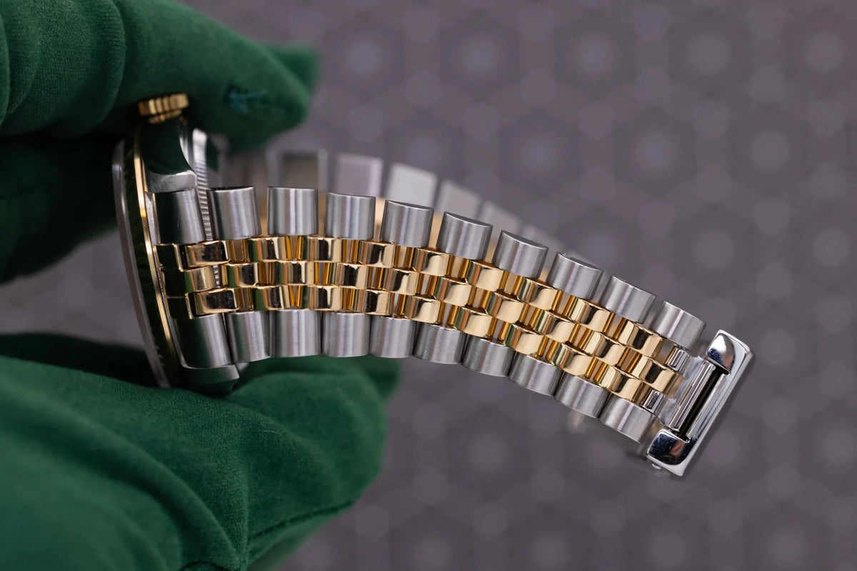 1995 Rolex Datejust Ref. 16233G | Champagne Big Diamond Dial - Sierra Time Co