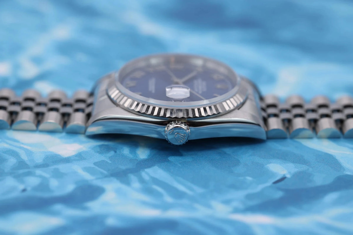 1995 Rolex Datejust Ref. 16234 | Blue Roman Numeral Dial - Sierra Time Co