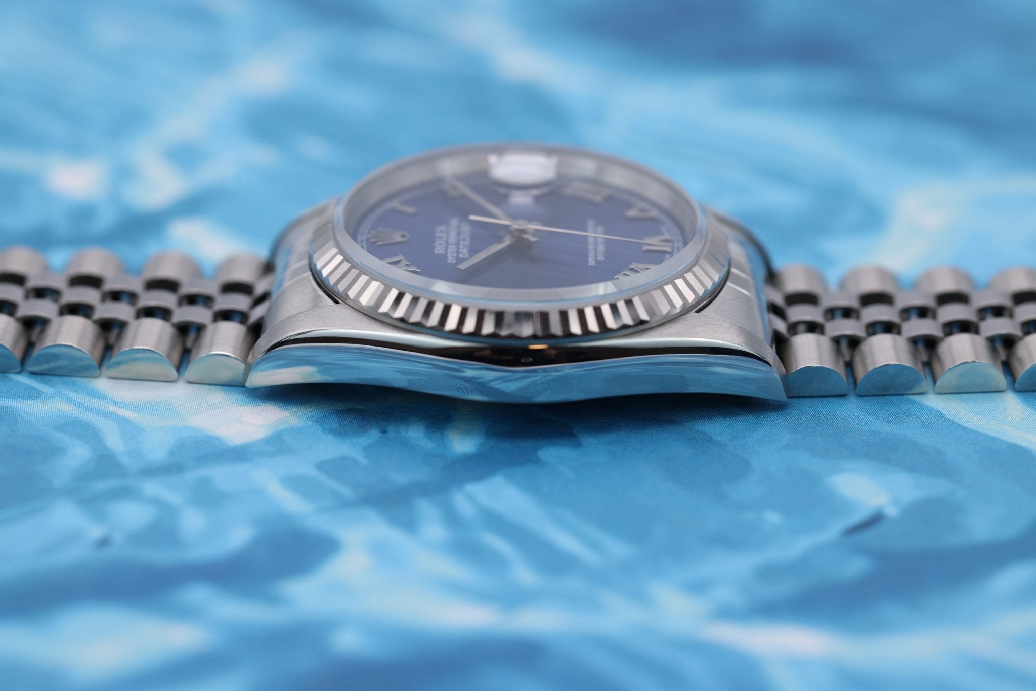 1995 Rolex Datejust Ref. 16234 | Blue Roman Numeral Dial - Sierra Time Co