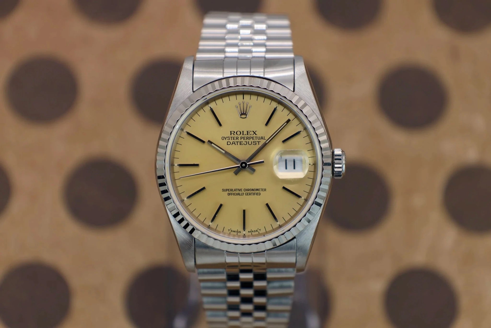 1995 Rolex Datejust Ref. 16234 | Caramel Macchiato Dial - Sierra Time Co