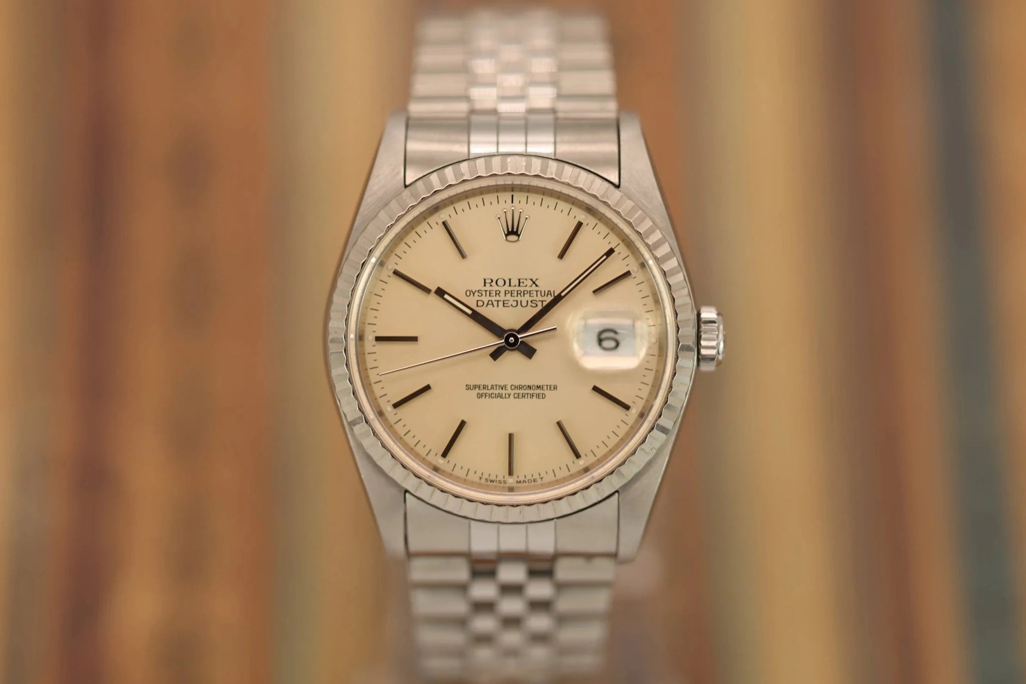1995 Rolex Datejust Ref. 16234 | Cream Dial - Sierra Time Co