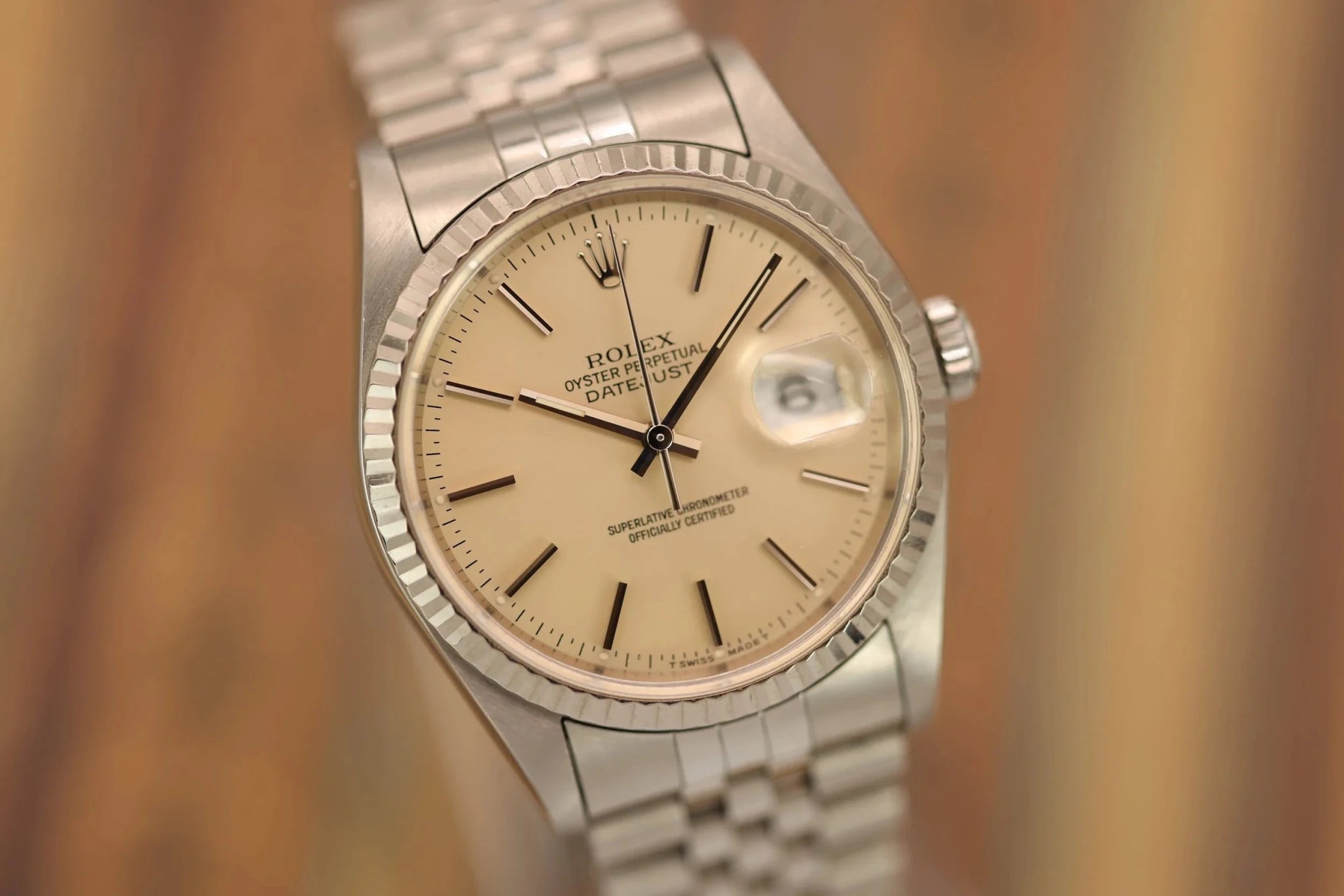1995 Rolex Datejust Ref. 16234 | Cream Dial - Sierra Time Co