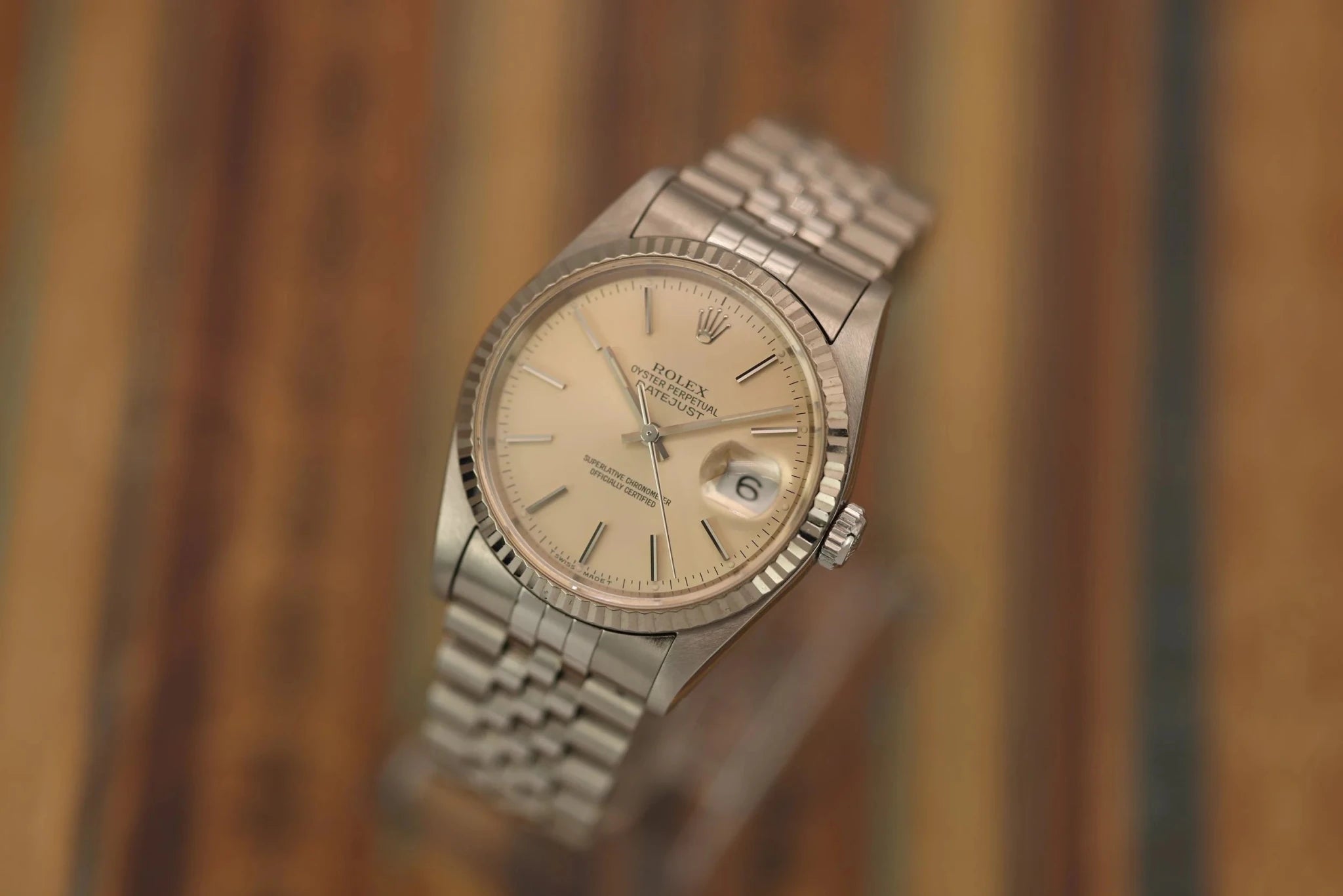 1995 Rolex Datejust Ref. 16234 | Cream Dial - Sierra Time Co