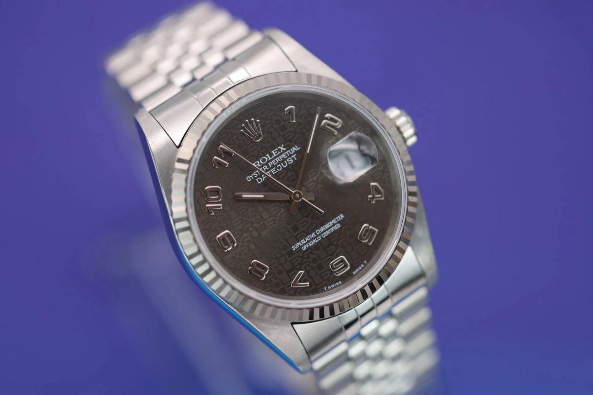 1995 Rolex Datejust Ref. 16234 | Grey Computer Dial - Sierra Time Co