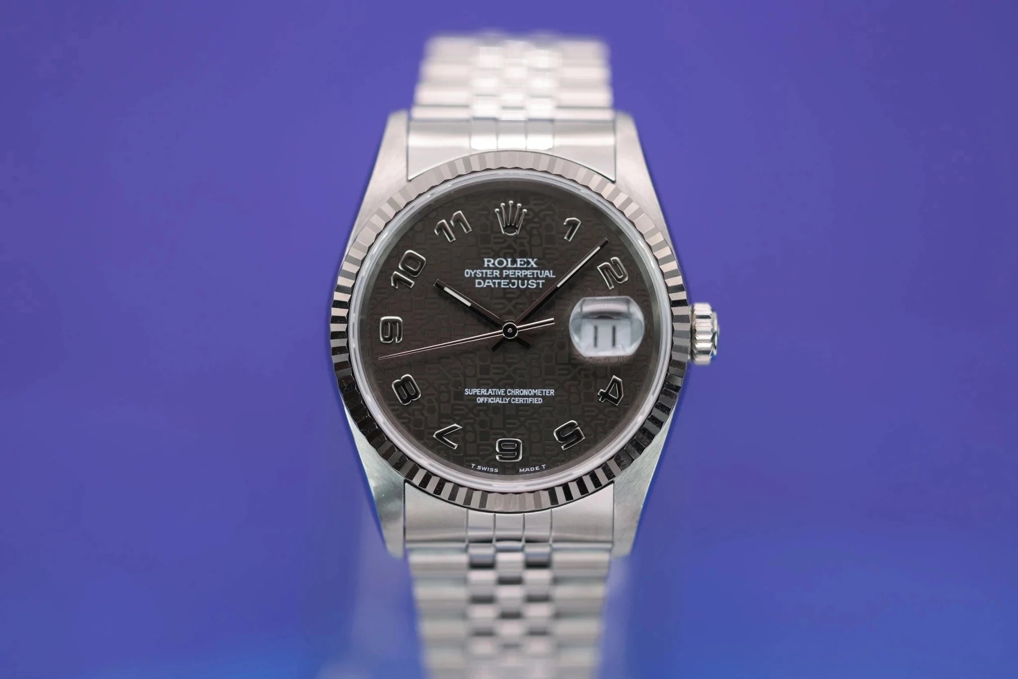1995 Rolex Datejust Ref. 16234 | Grey Computer Dial - Sierra Time Co
