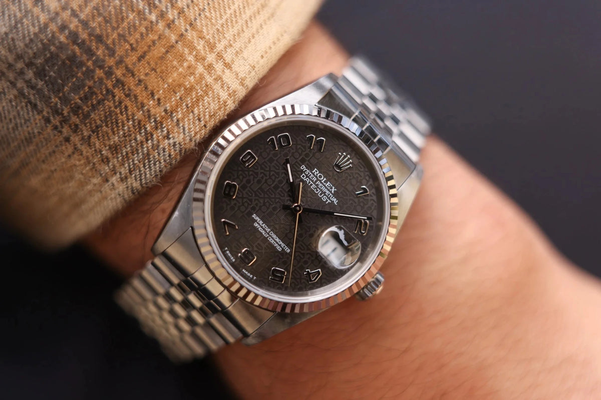 1995 Rolex Datejust Ref. 16234 | Grey Computer Dial - Sierra Time Co