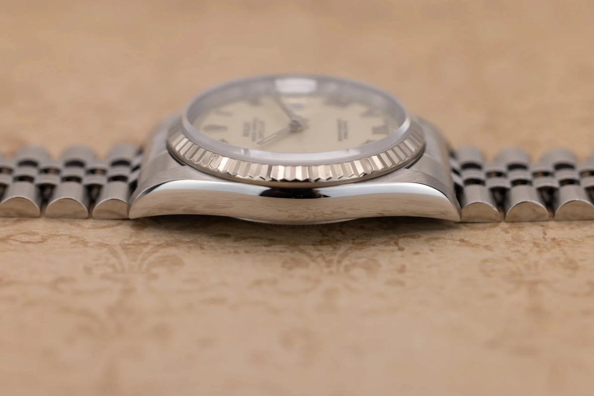 1995 Rolex Datejust Ref. 16234 | Papers | Rare Cream Ivory Dial - Sierra Time Co