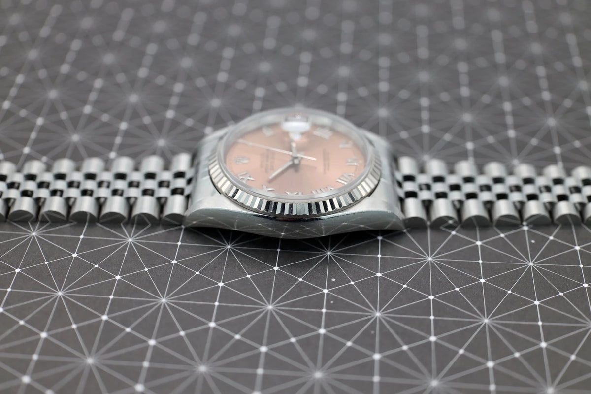 1995 Rolex Datejust Ref. 16234 | Salmon Dial | Papers and Hangtags - Sierra Time Co