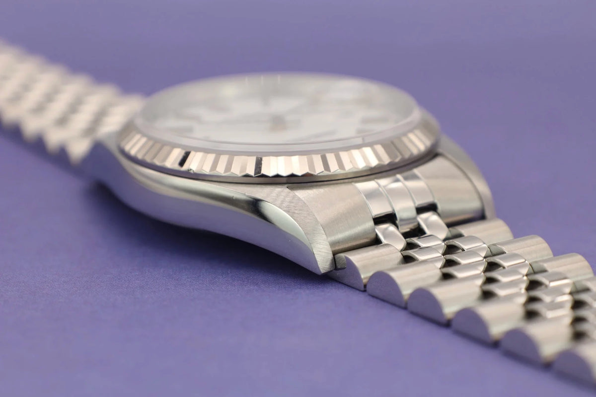 1995 Rolex Datejust Ref. 16234 | White Dial - Sierra Time Co