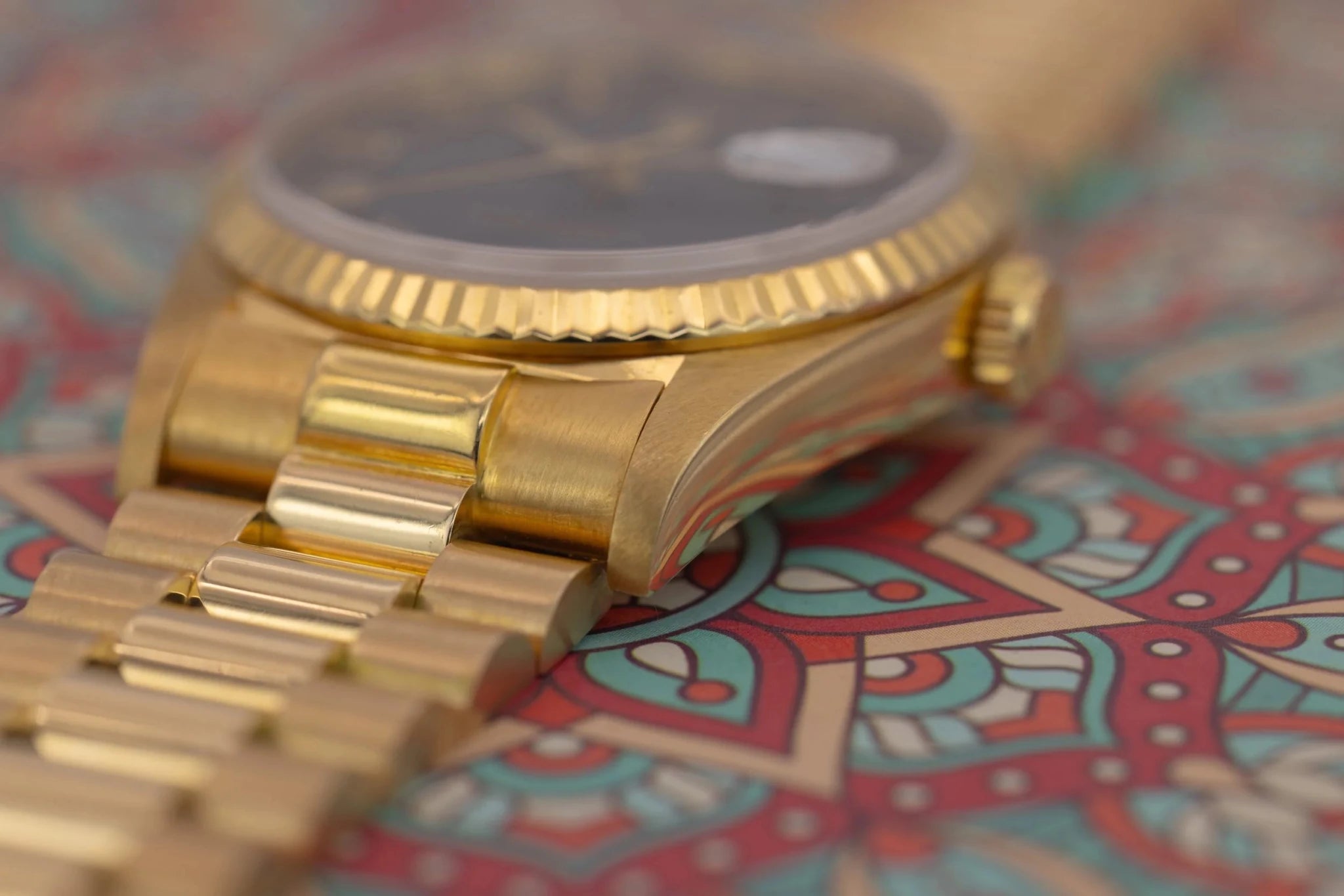1995 Rolex Day-Date Ref. 18238 | 18K YG | Black Roman Numeral Dial - Sierra Time Co