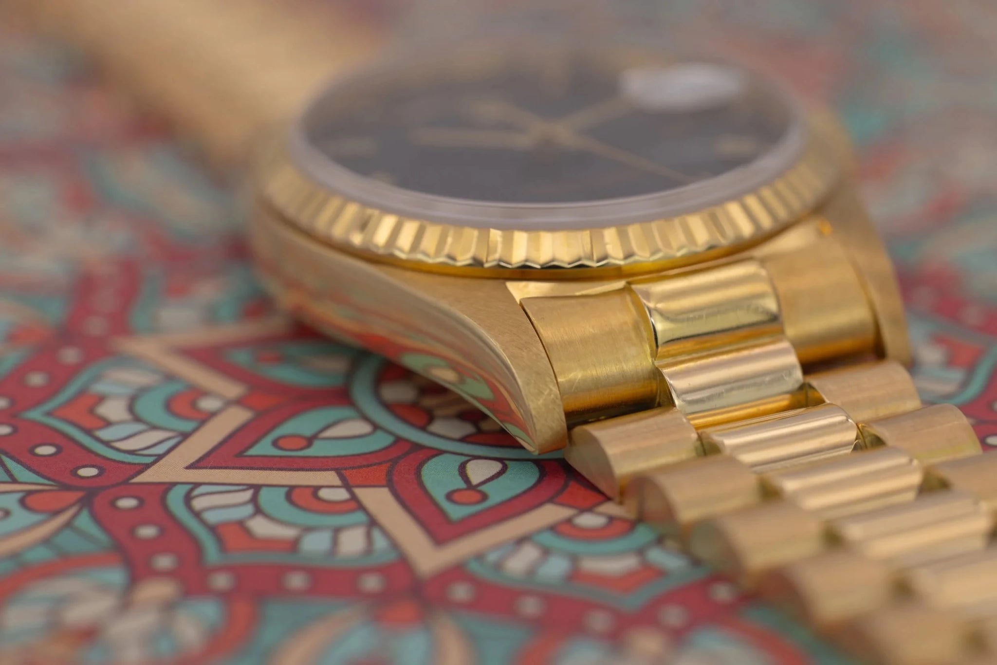 1995 Rolex Day-Date Ref. 18238 | 18K YG | Black Roman Numeral Dial - Sierra Time Co