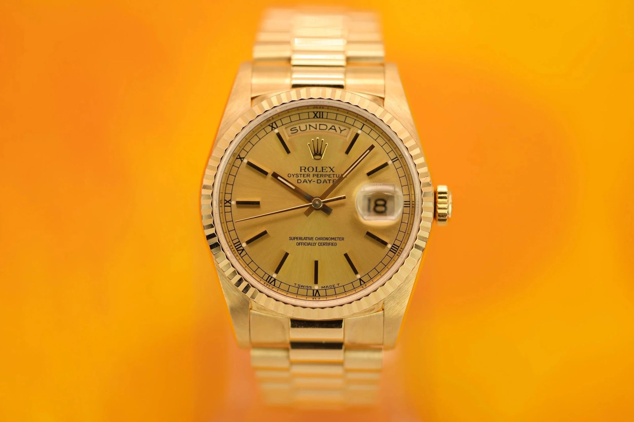 1995 Rolex Day-Date Ref. 18238 | Champagne Dial - Sierra Time Co