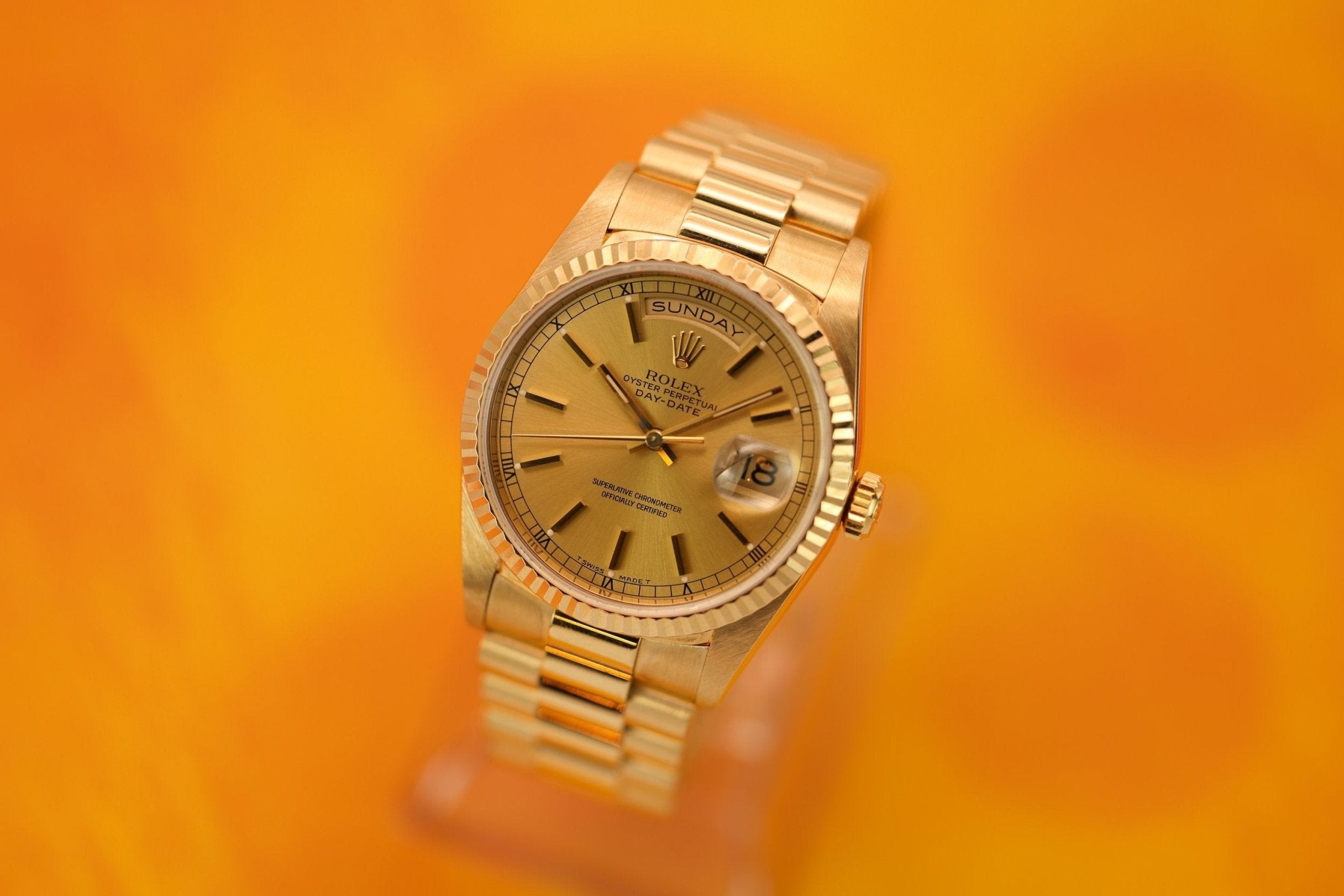 1995 Rolex Day-Date Ref. 18238 | Champagne Dial - Sierra Time Co