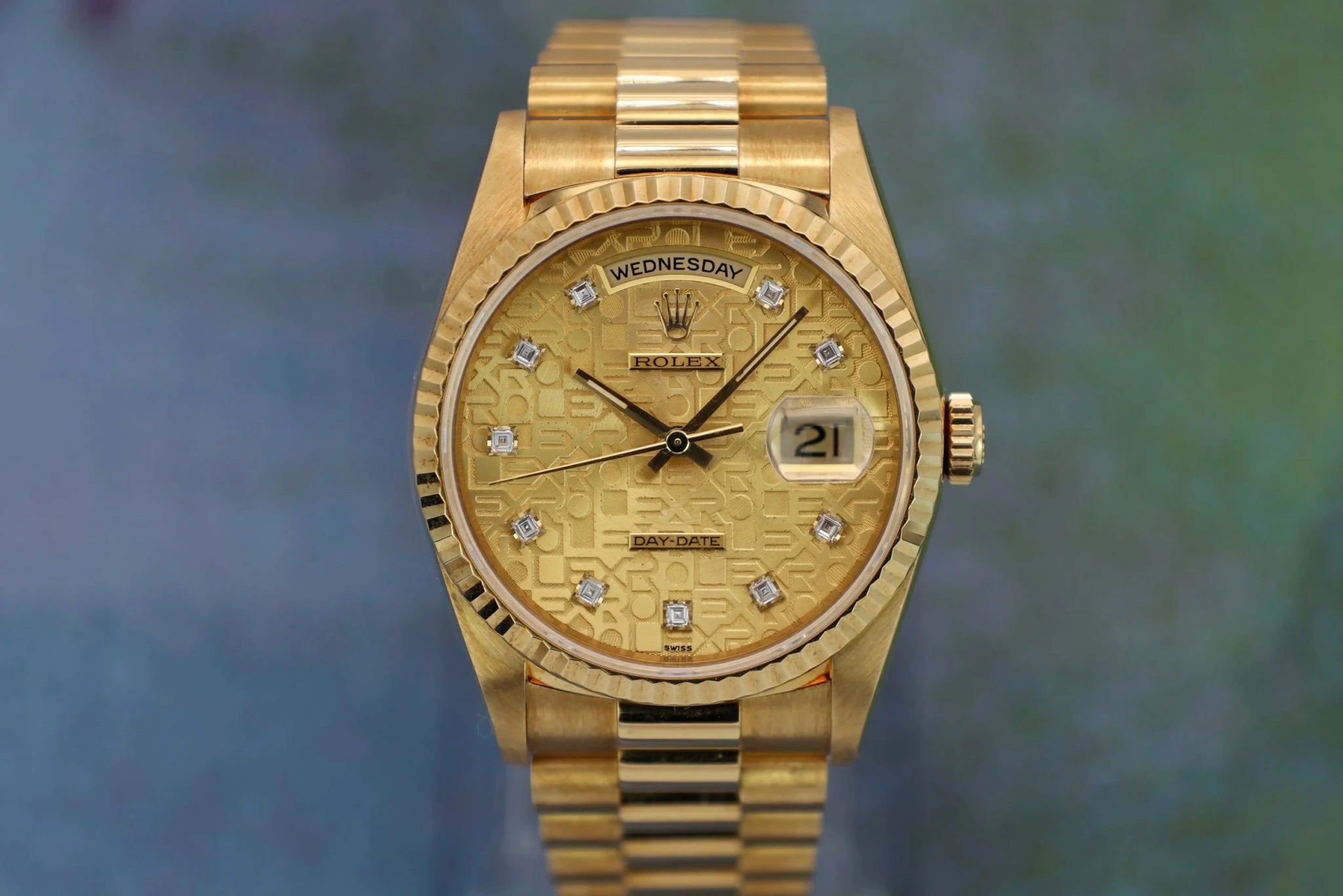 1995 Rolex Day-Date Ref. 18238 | Jubilee Diamond Dial | LNOS - Sierra Time Co