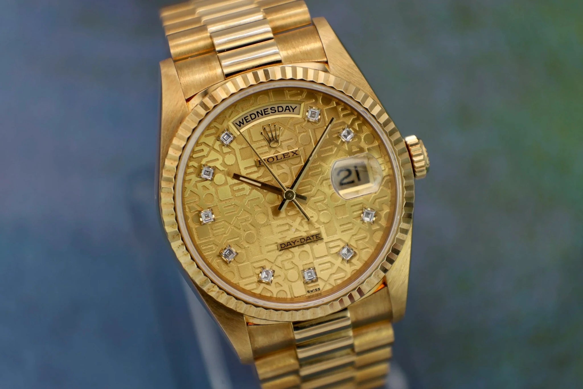 1995 Rolex Day-Date Ref. 18238 | Jubilee Diamond Dial | LNOS - Sierra Time Co