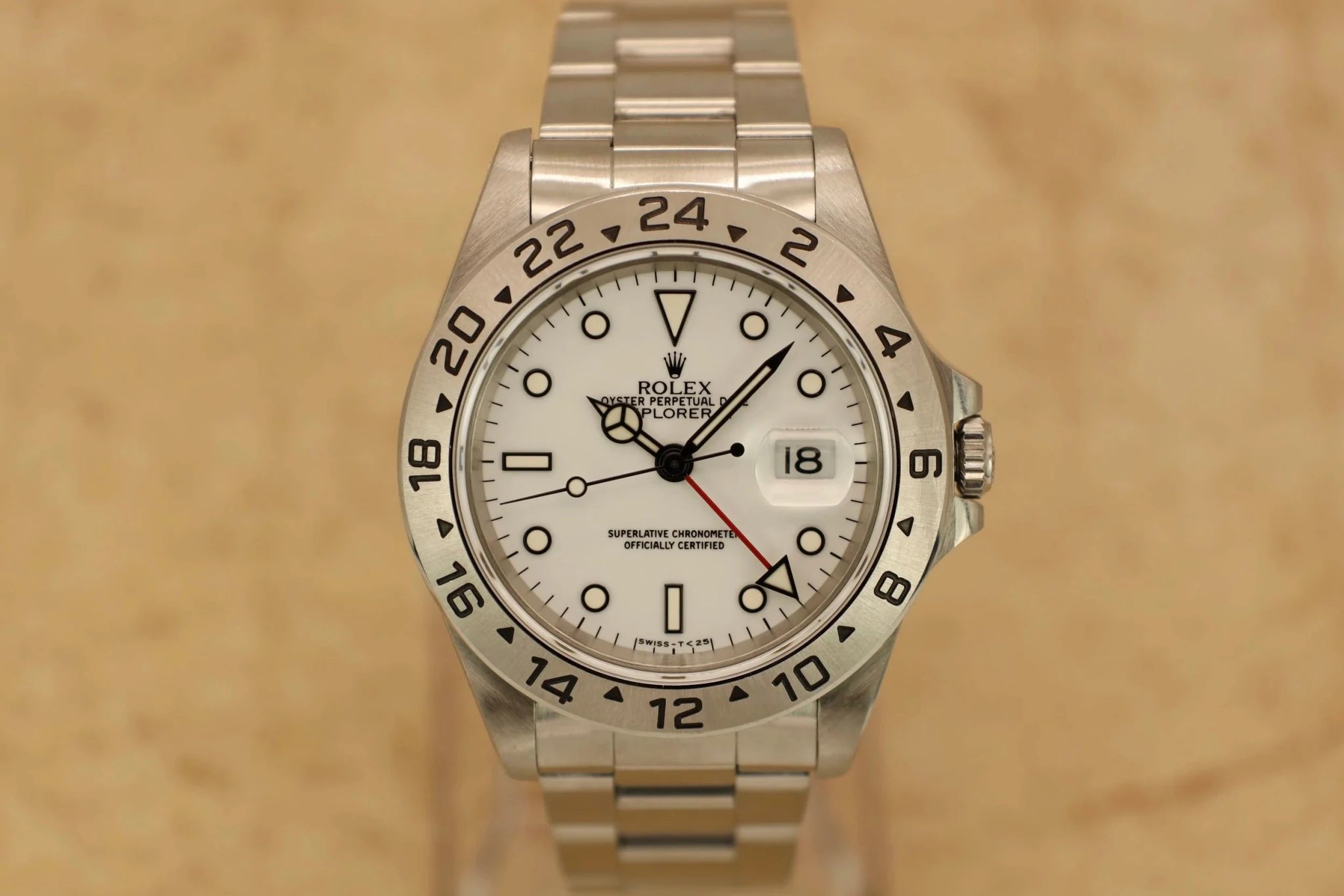 1995 Rolex Explorer II Ref. 16570 Polar | Creamy Tritium - Sierra Time Co
