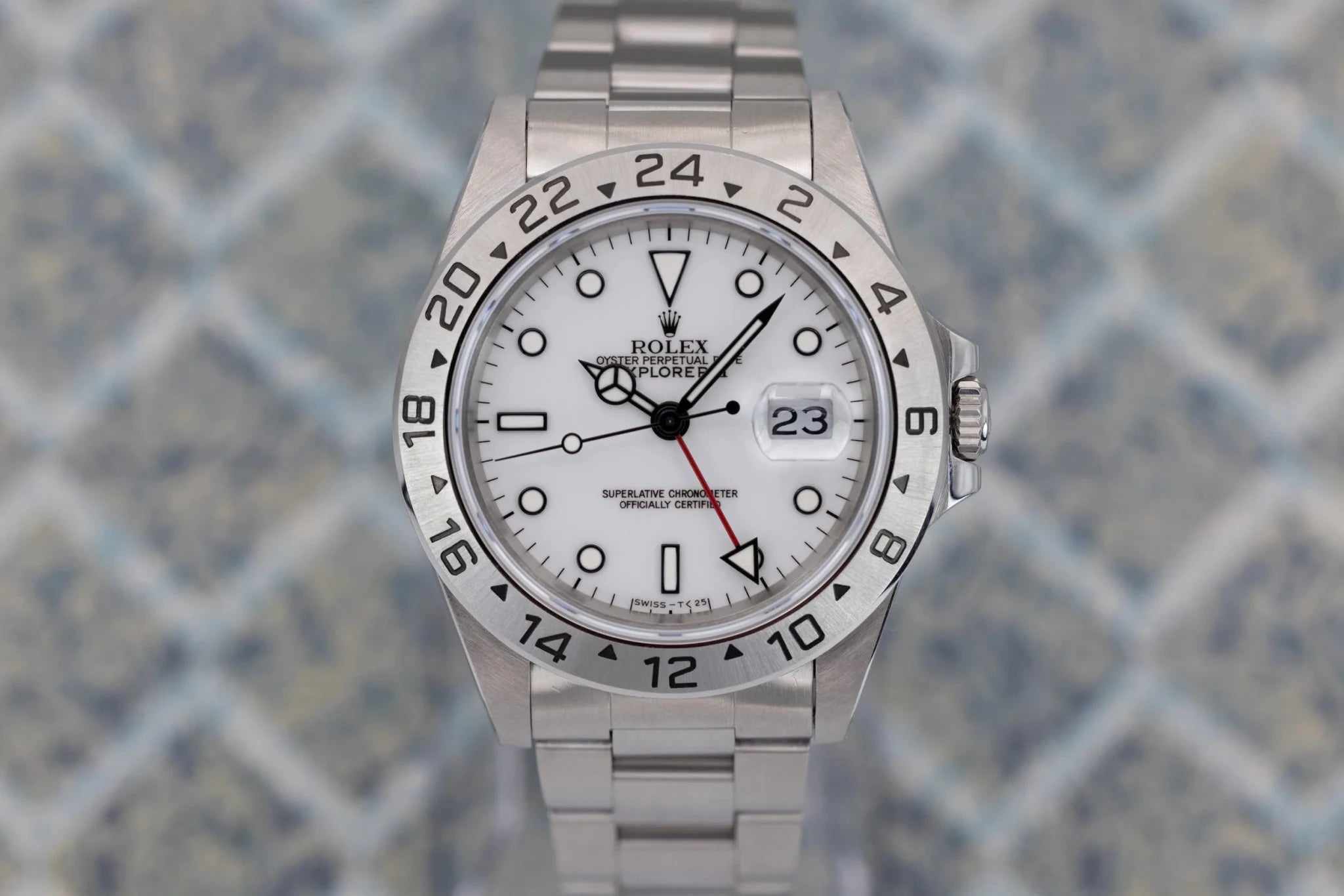 1995 Rolex Explorer II Ref. 16570 Polar | Early Tritium Gloss Dial - Sierra Time Co