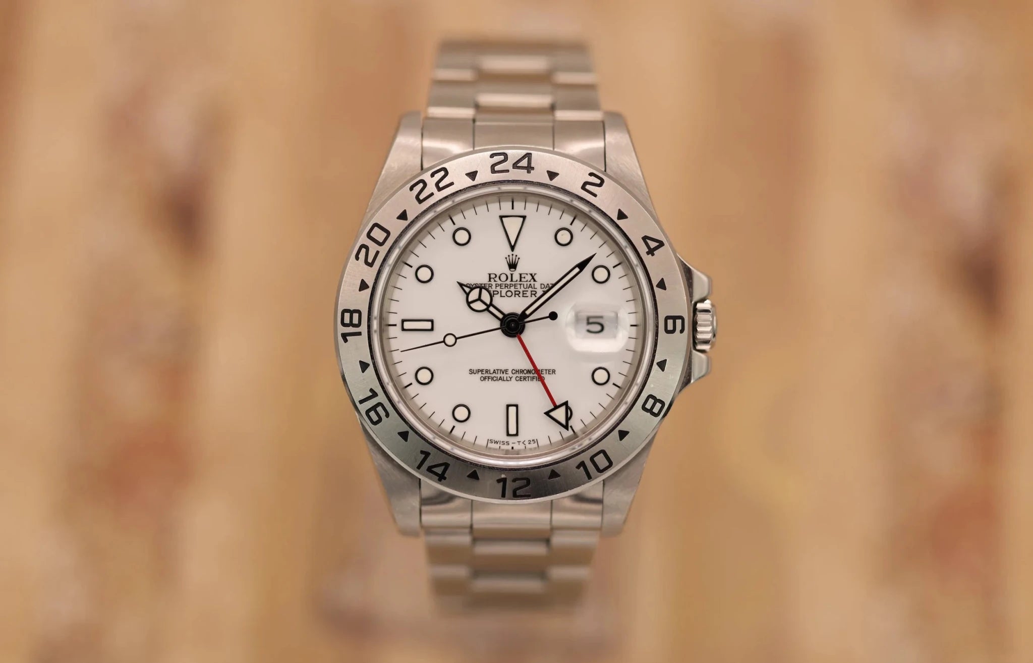 1995 Rolex Explorer II Ref. 16570 | Polar | Tritium Dial - Sierra Time Co