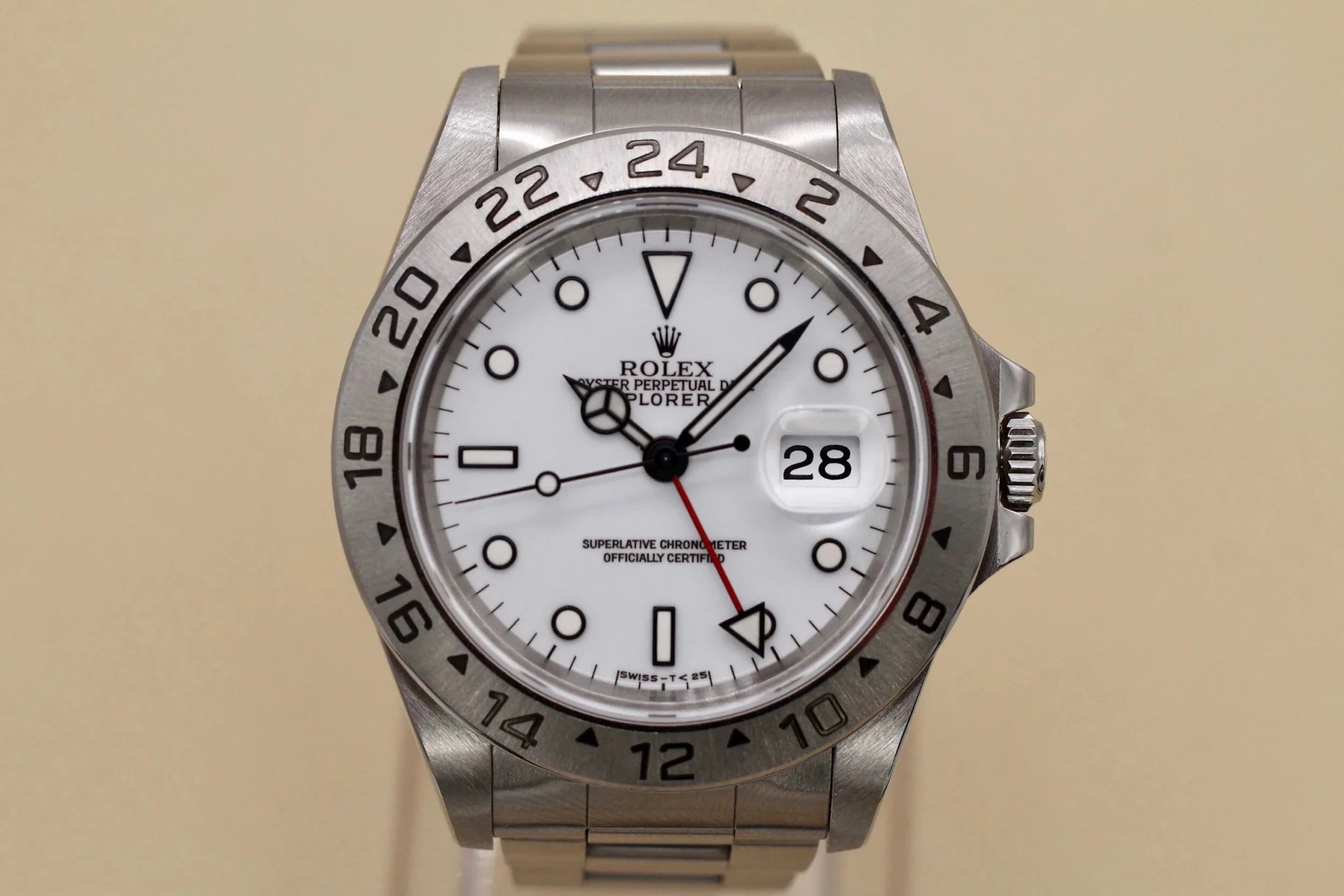 1995 Rolex Explorer Ref. 16570 Polar Dial | Creamy Tritium - Sierra Time Co