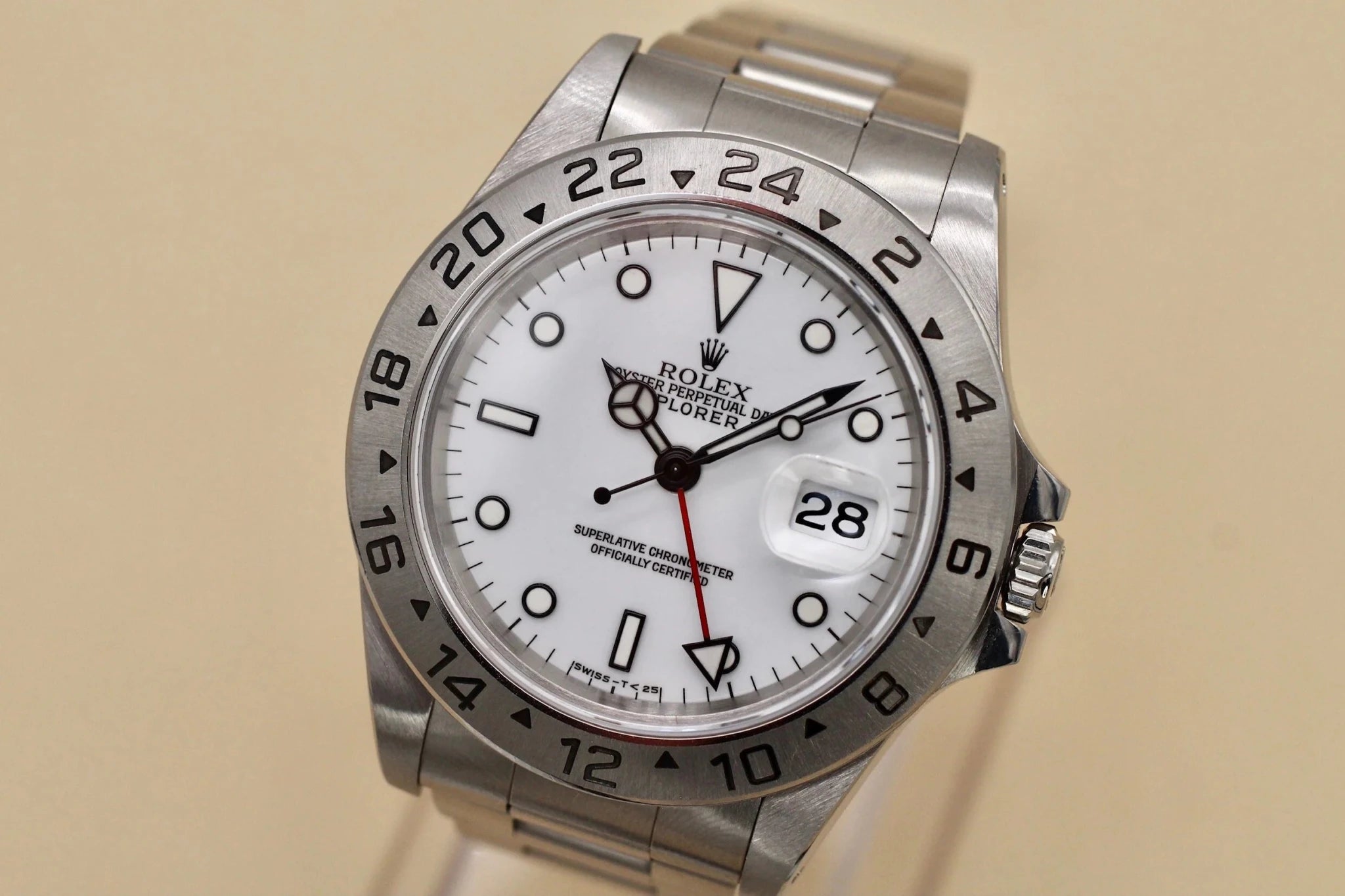 1995 Rolex Explorer Ref. 16570 Polar Dial | Creamy Tritium - Sierra Time Co