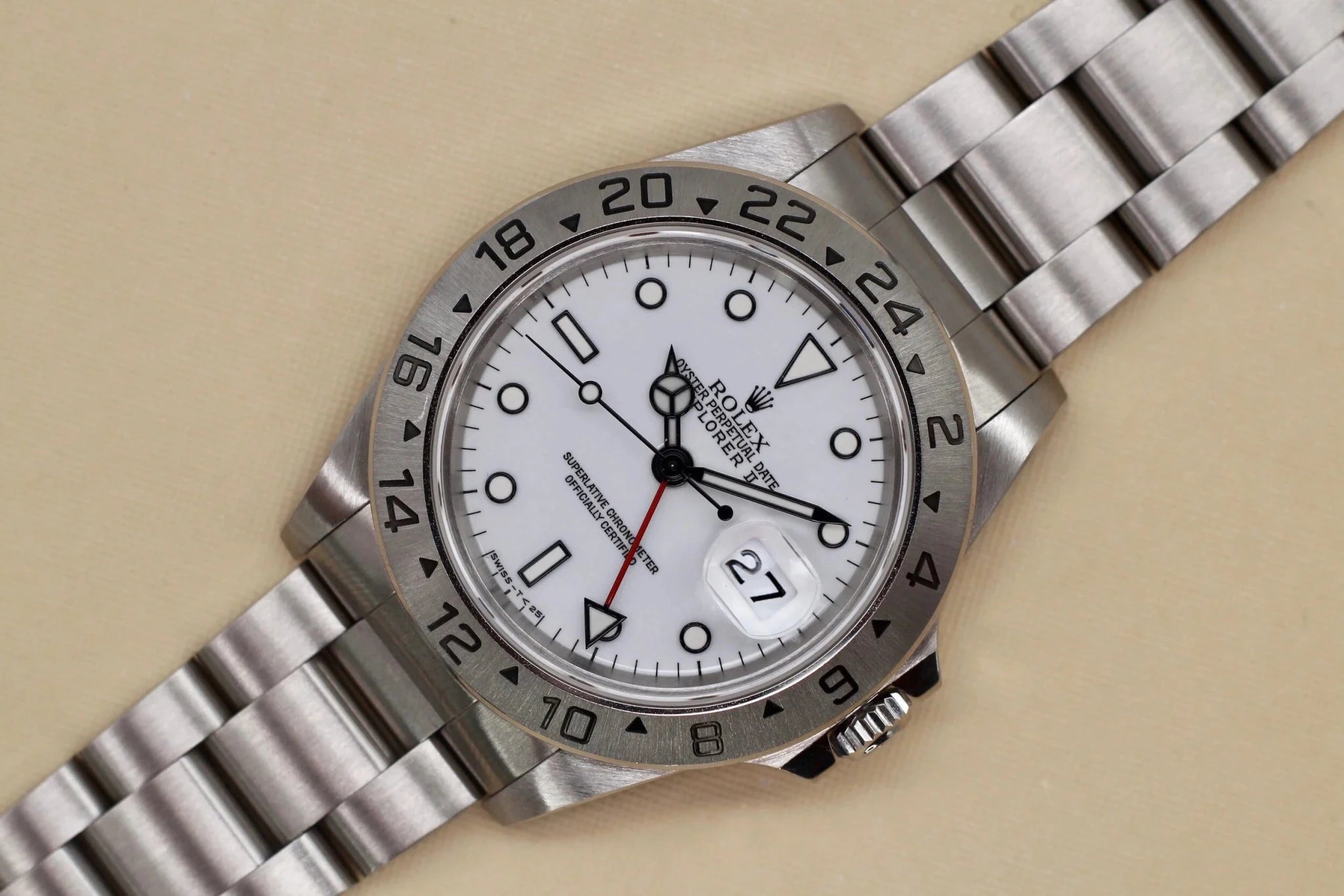 1995 Rolex Explorer Ref. 16570 Polar Dial | Creamy Tritium - Sierra Time Co
